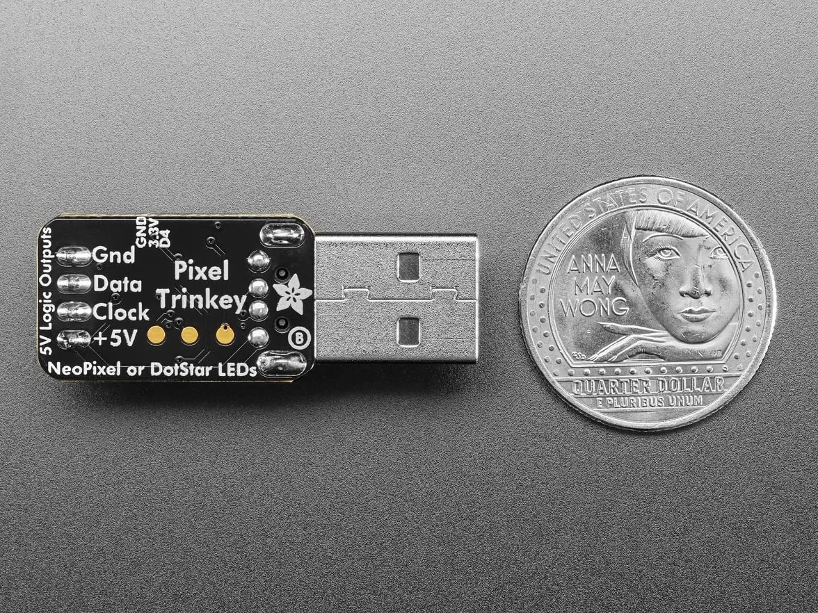 Adafruit Pixel Trinkey, klucz USB do sterowania NeoPixel/DotStar, 5953