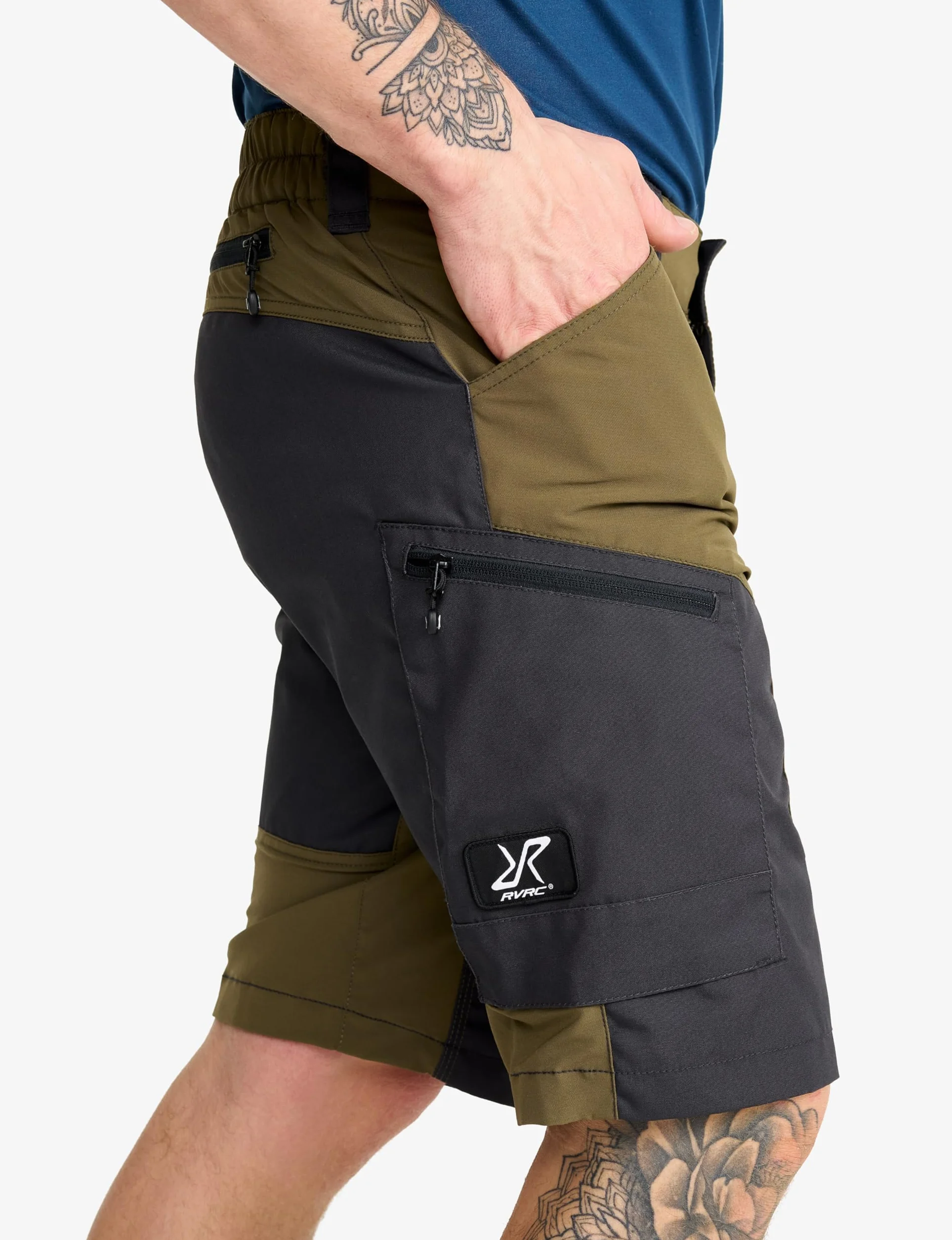 RevolutionRace RVRC GP Shorts Męskie, solidne i oddychające spodenki trekkingowe do wszelkich aktywności na świeżym powietrzu