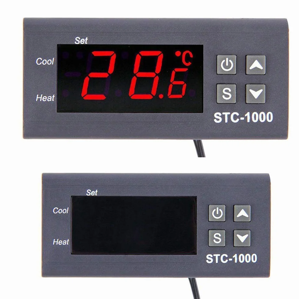 DollaTek Digital STC-1000 220V Termostat regulatora temperatury uniwersalny z czujnikiem