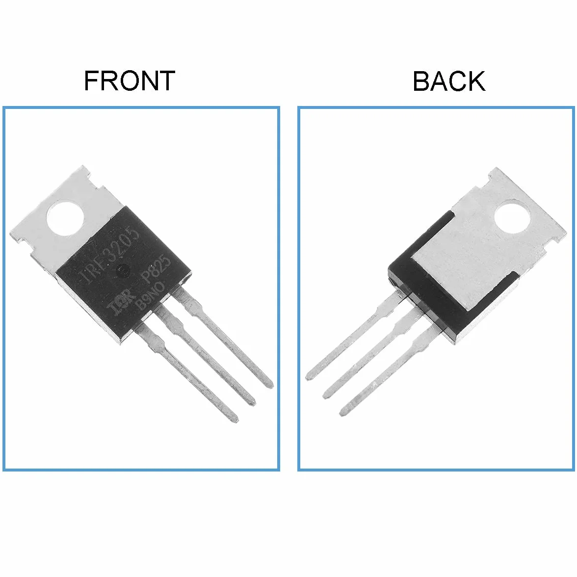 20 sztuk IRF3205 3205 tranzystor Mosfete, kanał N 110 A, 55 V, MOSFET TO-220AB z radiatorem, śrubokręt gumowo-silikonowy dla majsterkowiczów