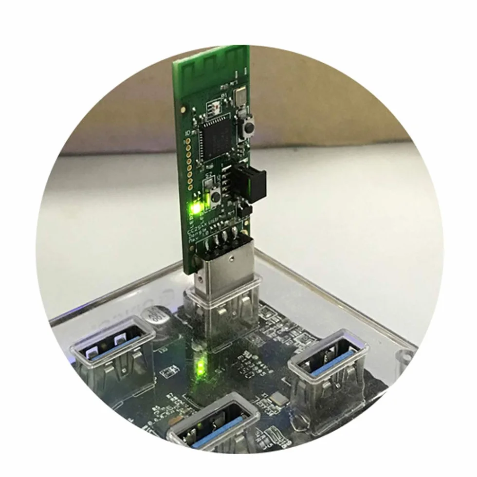 Moduł analizatora CC2531 Zigbee bezprzewodowy Sniffer Packet Protokół USB Interfejs przechwytywania dongle pakiet pobierający + kabel przedłużający USB
