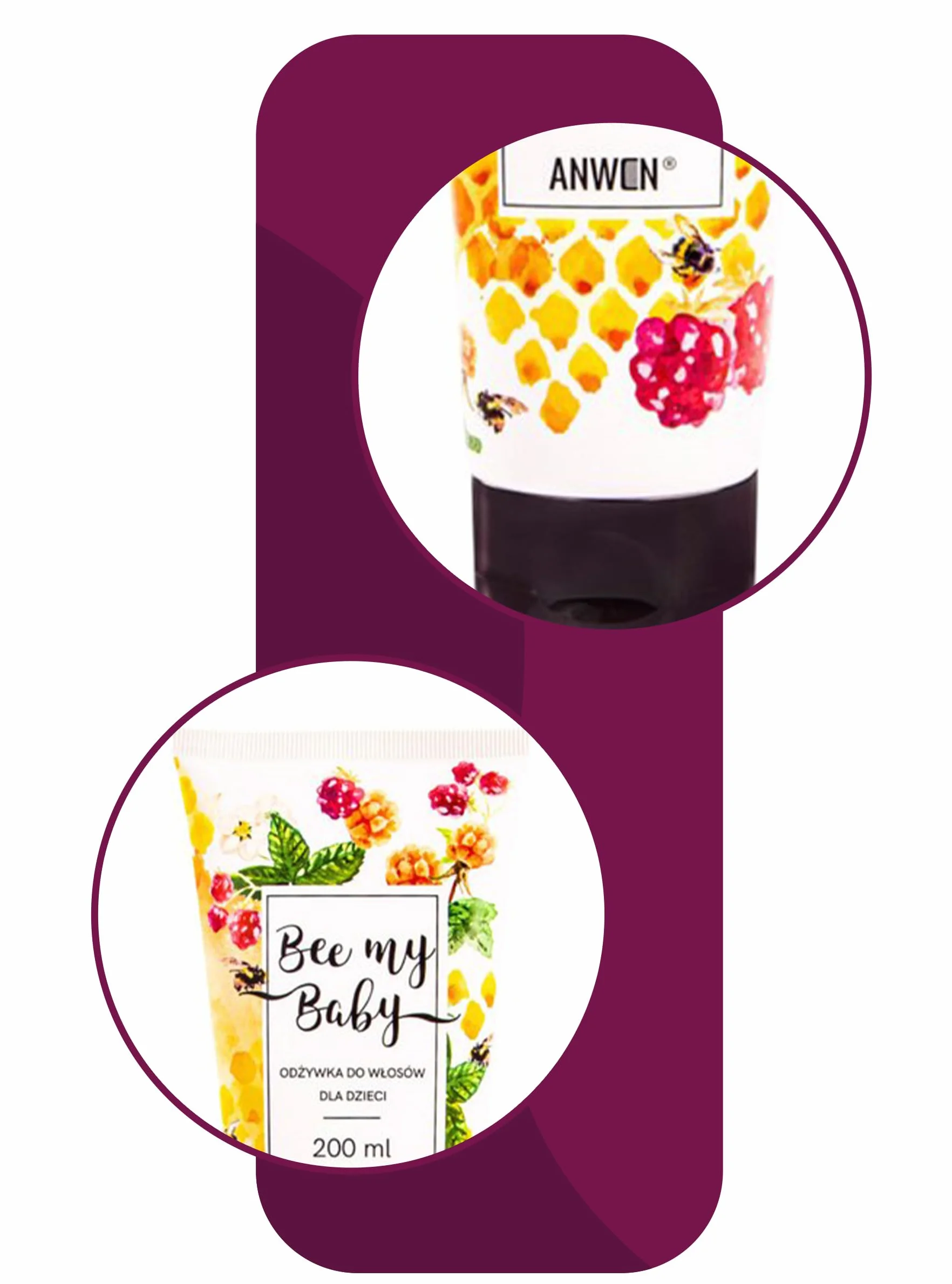 ANWEN BEE MY BABY odżywka do włosów dla dzieci - 200ml