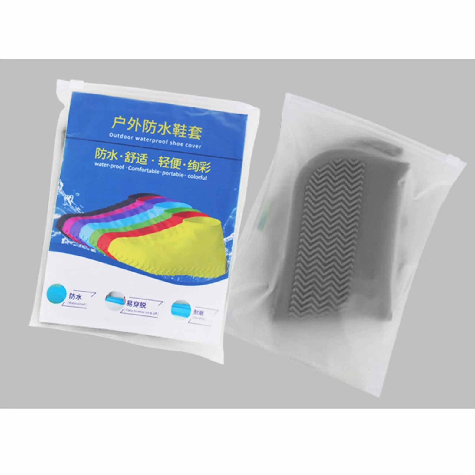 1 para Wodoodporny Silikonowy Pokrowiec na Buty Resuable Outdoor Przeciwdeszczowe Ochraniacze na Buty dla Kobiet Mężczyzn