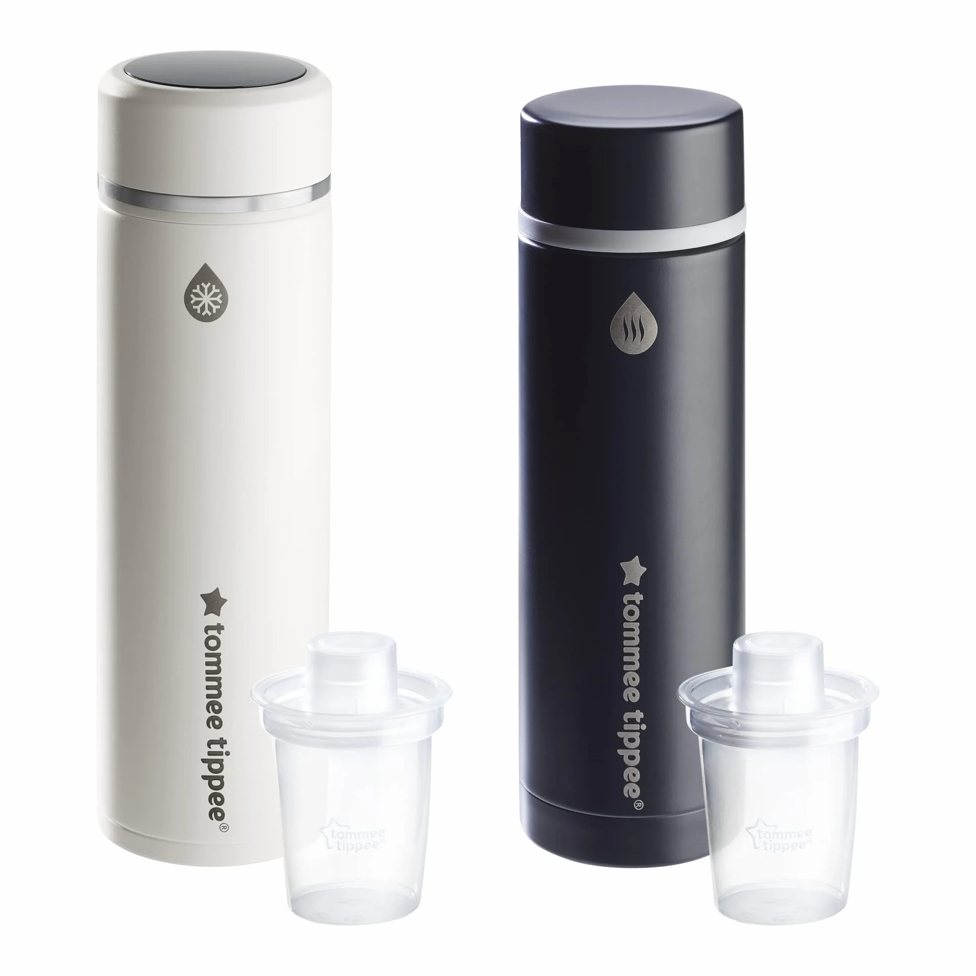 Tommee Tippee Zestaw do przygotowywania butelek PrepGo, schładza mleko do odpowiedniej temperatury w ciągu 2 minut, przenośny z wyświetlaczem temperatury