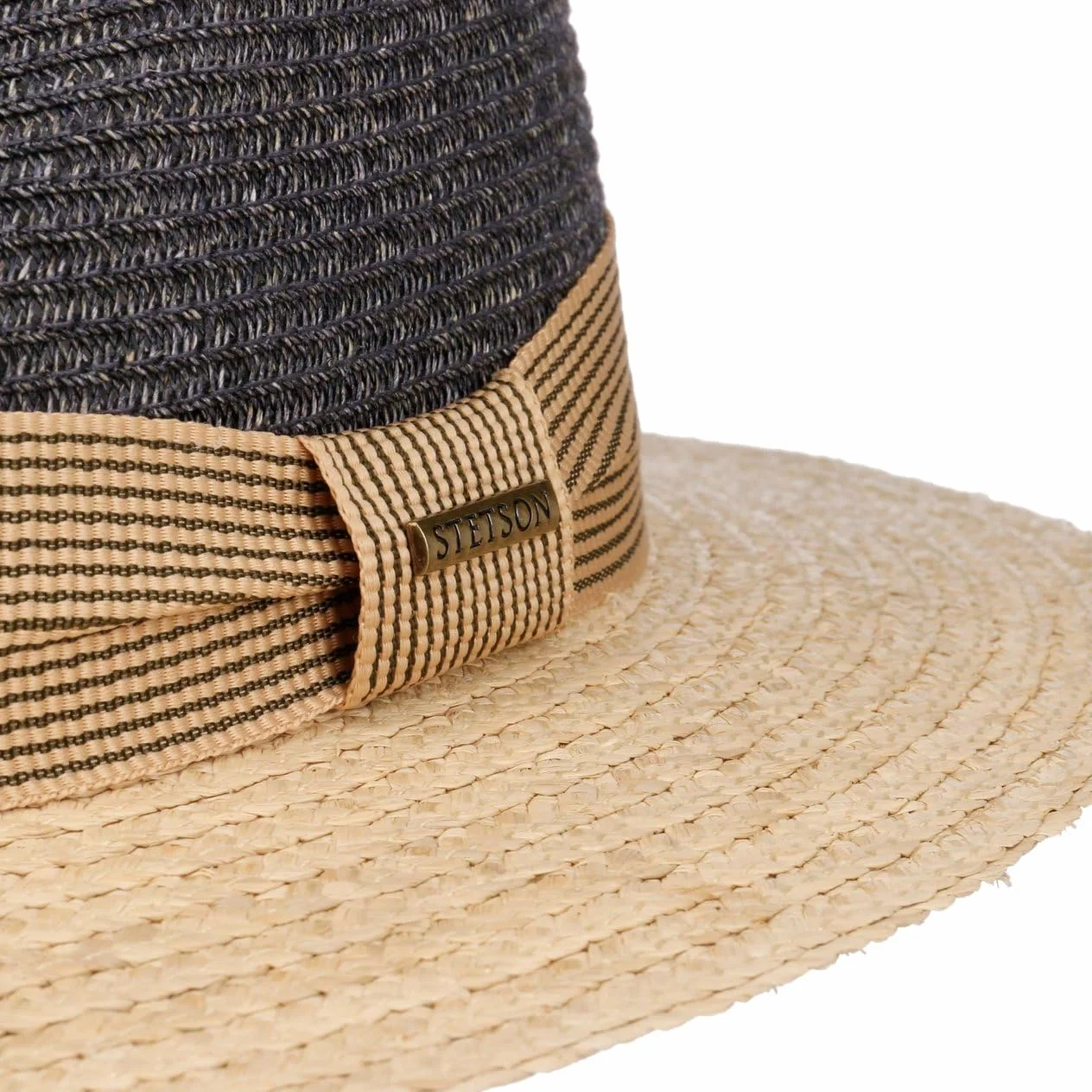 STETSON Twotone Traveller kapelusz slomkowy z rafii Meski Wiosna Lato