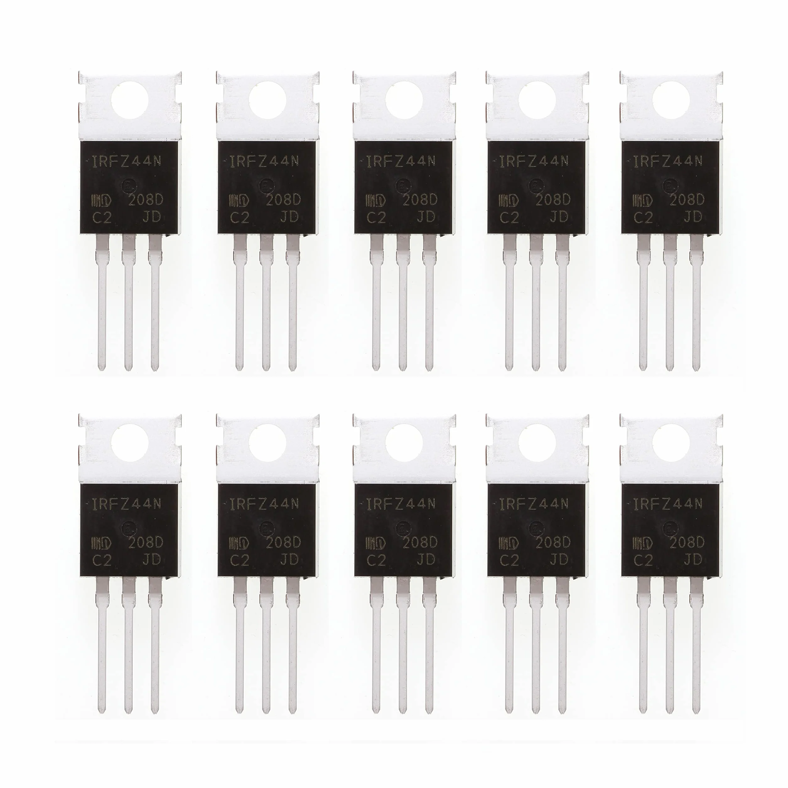 10 sztuk IRFZ44N VDS=55V Rds (on) = 0,0175 ohm Id=49A TO220 Power N-Channel MOSFET Tranzystor