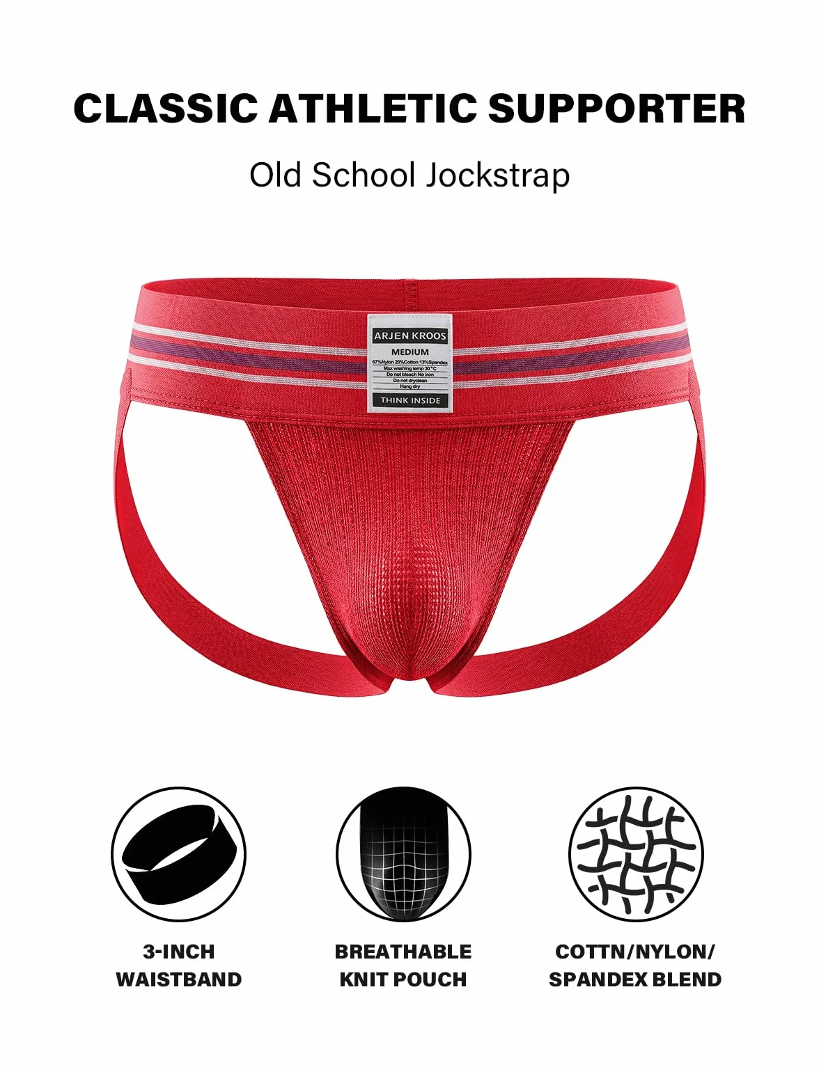 Męskie sportowe Jockstrap pasy do ćwiczeń