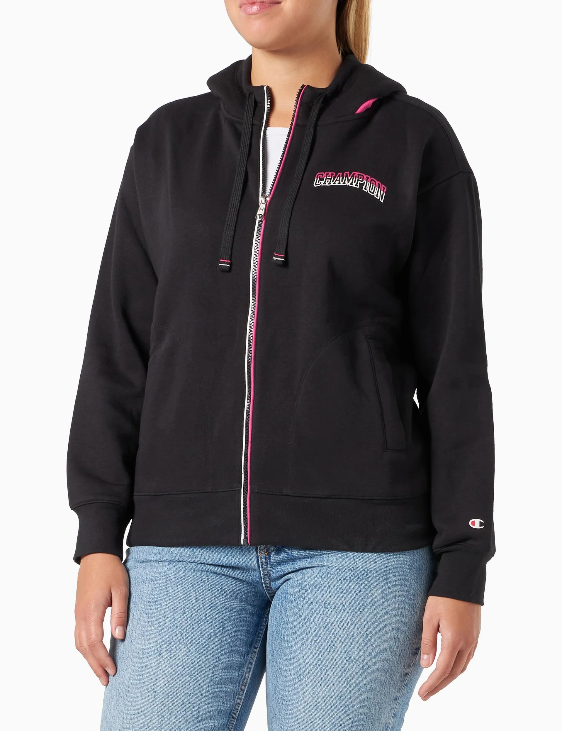Champion Bluza z kapturem Kobiety Legacy Color Punch W - Light Powerblend Fleece Full Zip