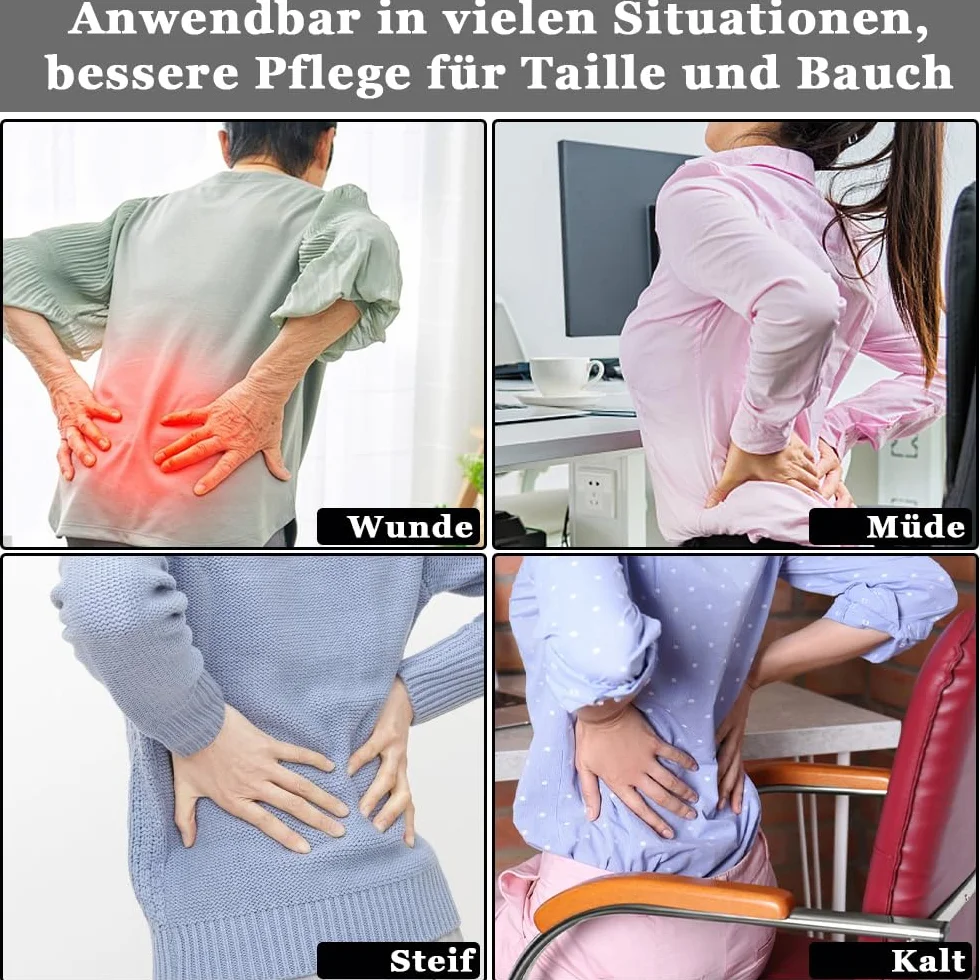 Nierenwärmer Damski Kaszmir, Delux Angora & Merino Ocieplacz Na Plecy, Dla Kobiet I Mężczyzn Ocieplacz Na Brzuch, Ocieplacz Na Biodra, Ochrona Nerki, Pas Termiczny, Pas Rozgrzewający