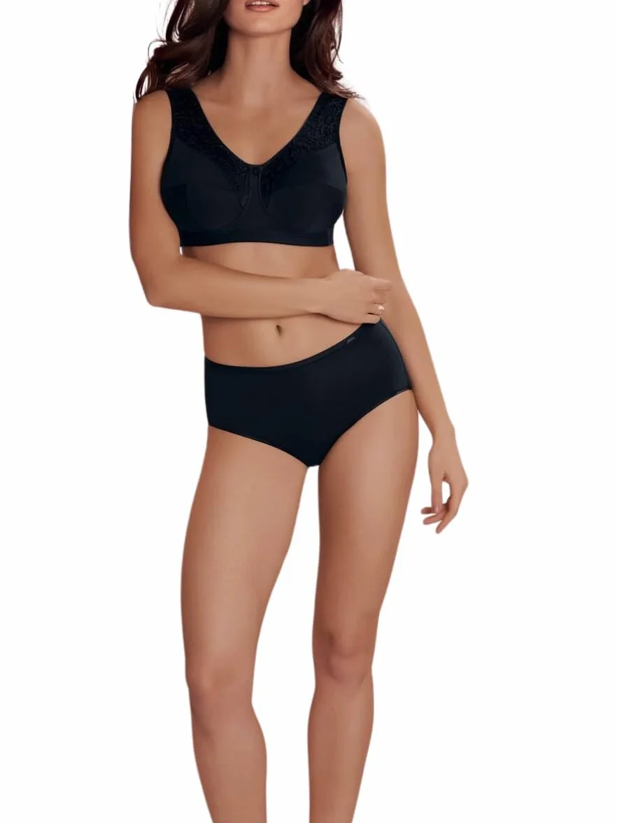 Anita Damski biustonosz Comfort Entlastungs-bh MicroEnergen, Czarny, 95D