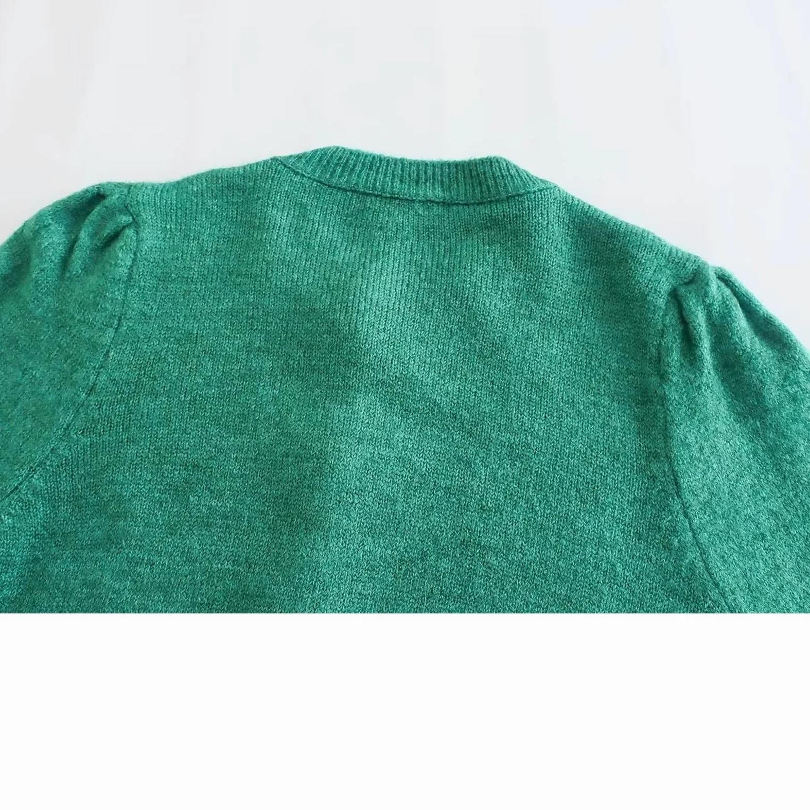 Damskie swetry odzież damska okrągły dekolt długi rękaw luźny dzianinowy kardigan wysadzany klejnotami guzik sweter damski streetwear