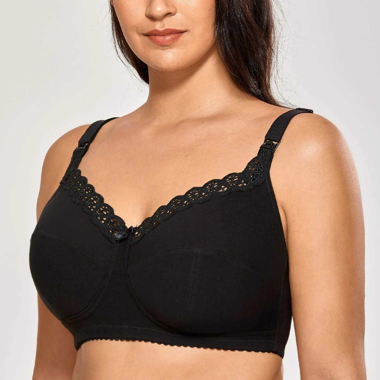 Gratlin Damski Biustonosz Do Karmienia Plus Size Bezprzewodowe Ciążowe