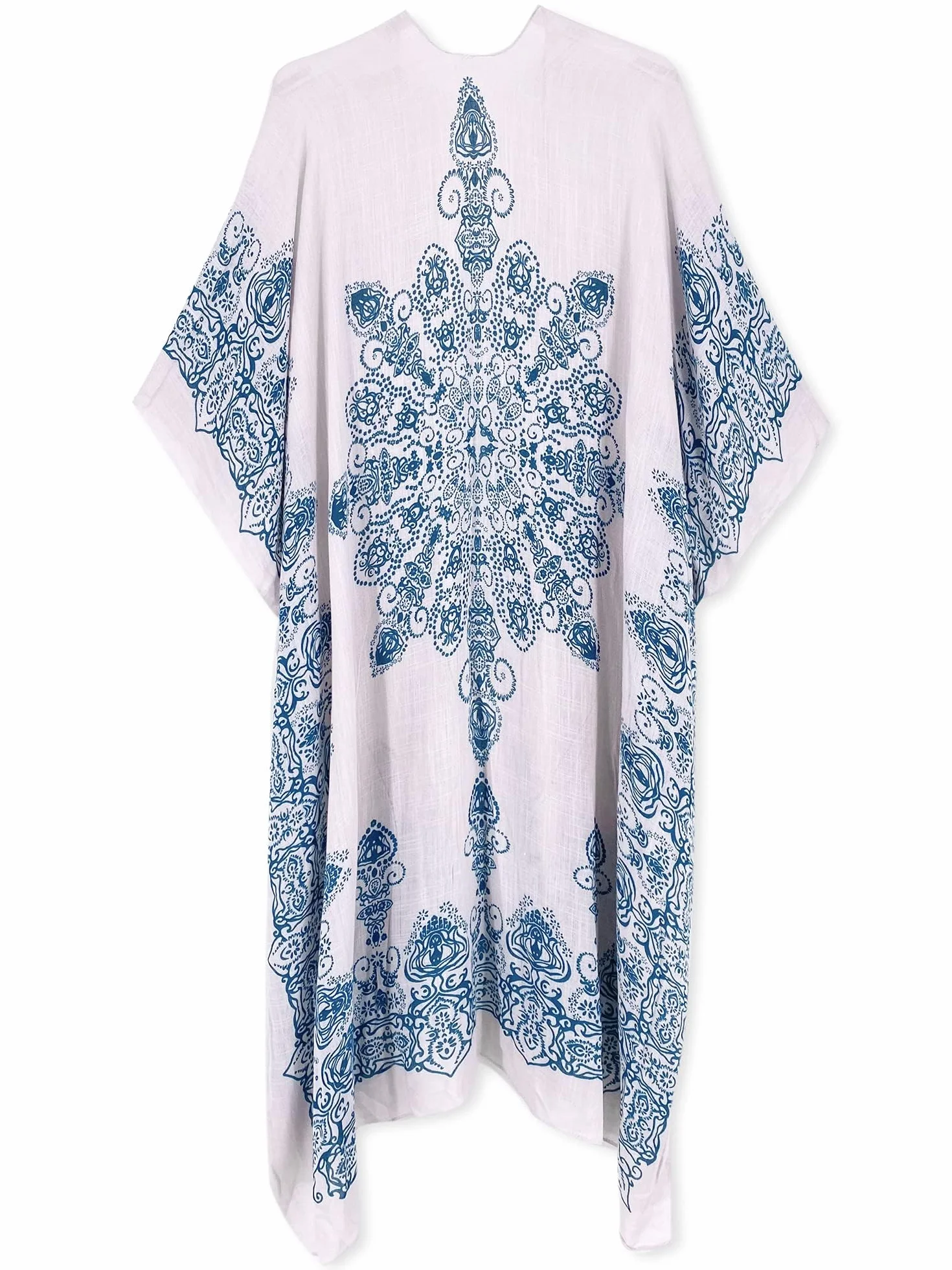 breezy lane Damski strój kąpielowy okrycie kimono kardigan strój kąpielowy strój plażowy boho kwiatowy nadruk odzież kurortowa