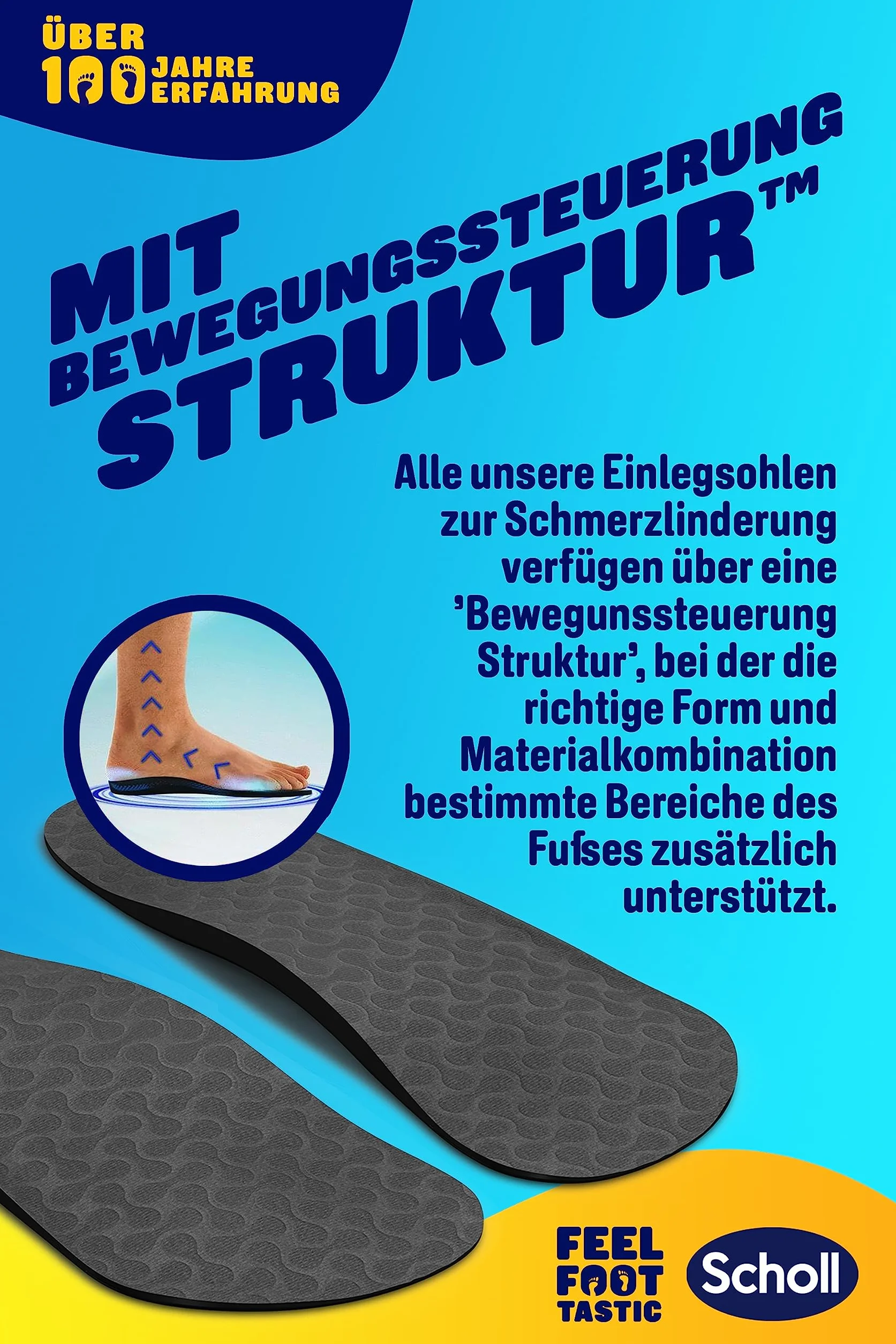 Scholl Wkładki do Butów, Czarny, 42,5-45