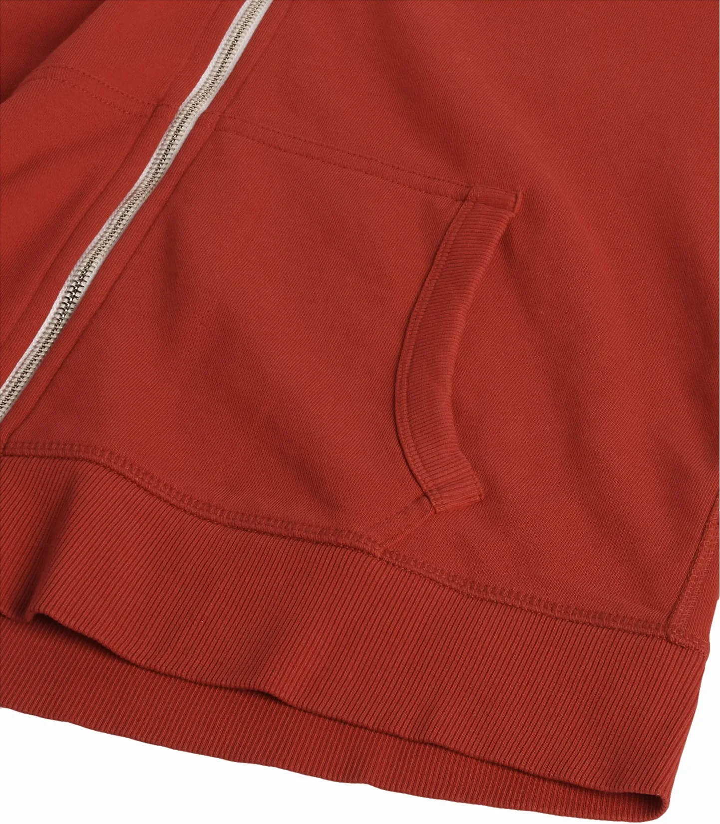 Tommy Hilfiger Damska bluza z kapturem z kontrastowym zamkiem, Szkarłatowy, XL