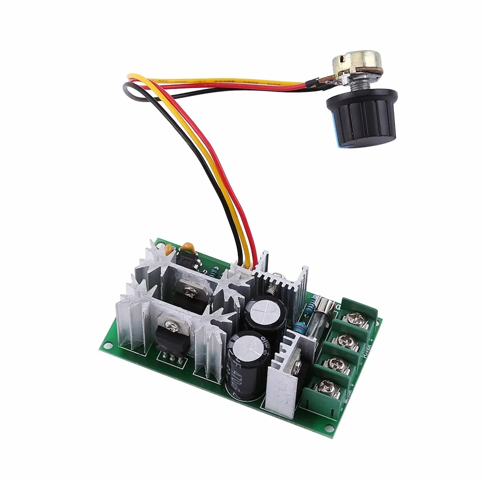 Sterownik prędkości silnika PWM DC 12 V 24 V 36 V 48 V 20A Moduł sterownika silnika prądu stałego Wysokowydajny regulator prądu