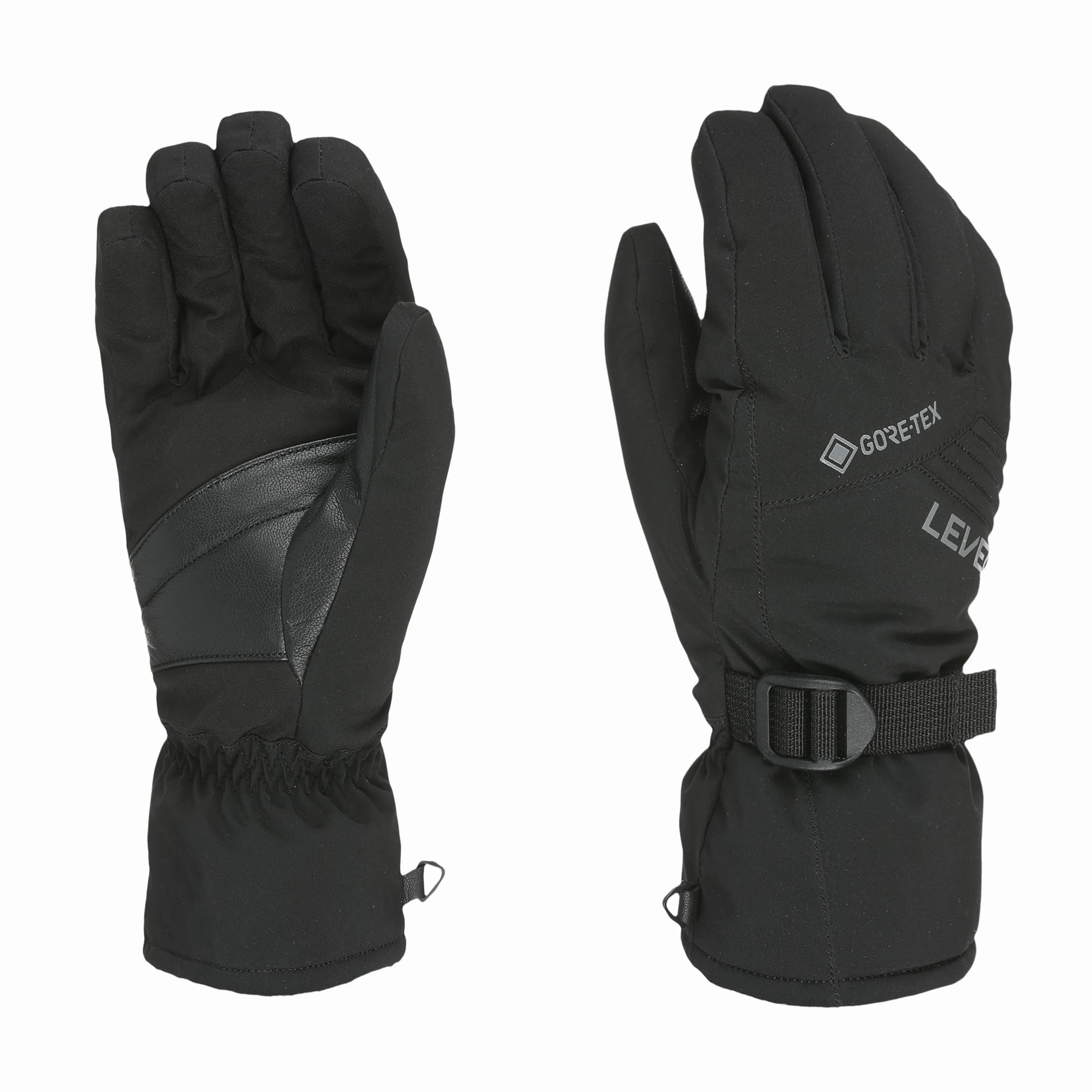 Level Freelander Gore-Tex- Męskie rękawice narciarskie i snowboardowe z mankietem i regulowanym paskiem, wodoodporne i oddychające męskie rękawice zimowe, odzież śnieżna idealna dla narciarzy, 1 para