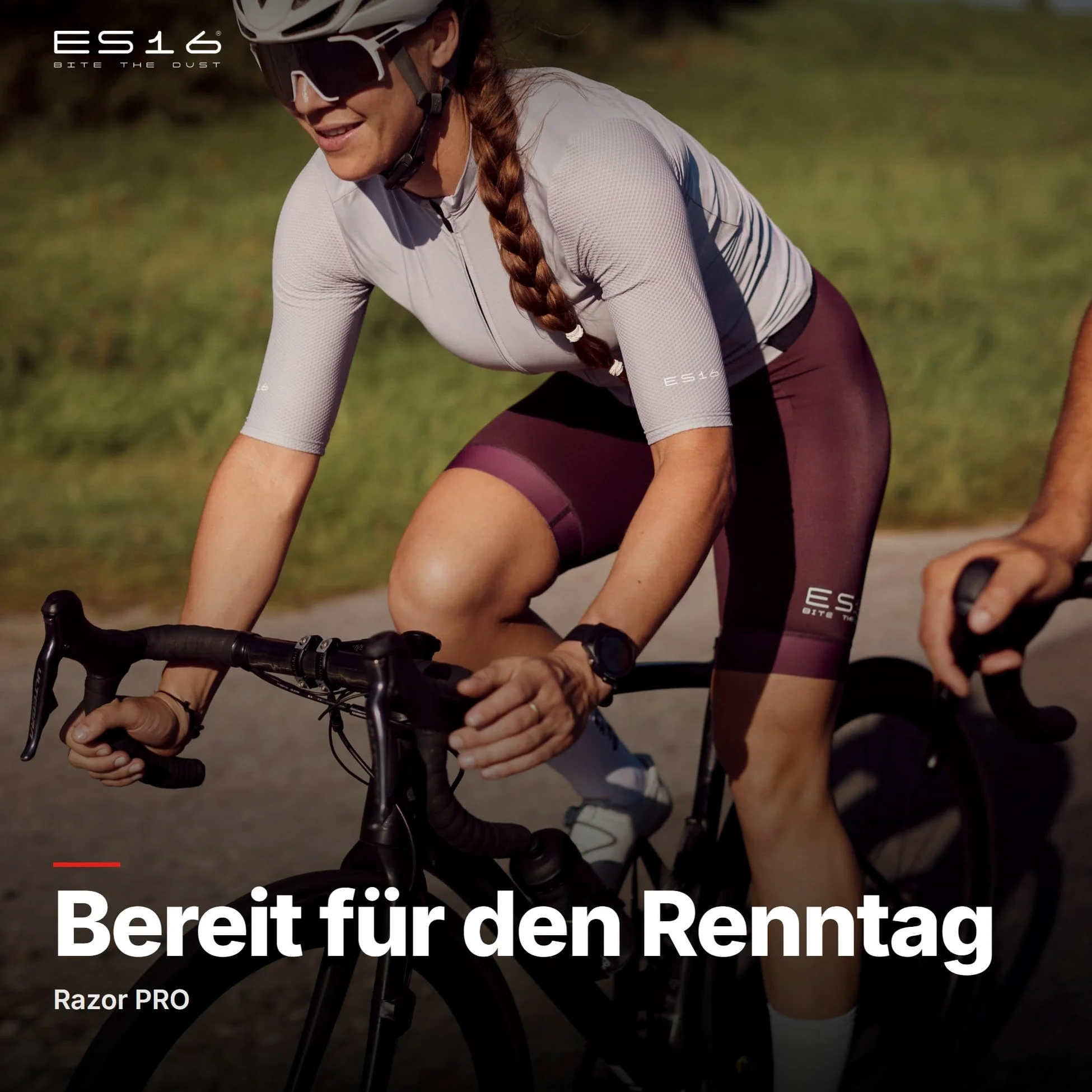 Razor PRO Koszulka Kolarska Damska Morski – Rozmiar XXL | Aero Race-Cut Cycling Jersey Zamek Wstawki Mesh Silikonowe Mankiety Premium