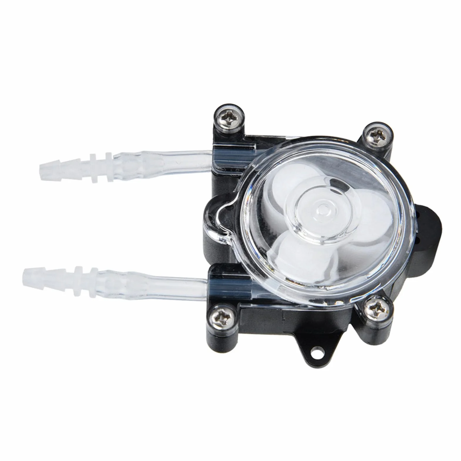 Mini pompa perystaltyczna DC 12 V laboratoryjna pompa dozująca do laboratorium o stałym przepływie, pompa dozująca do kontroli natężenia przepływu (rura gumowa 3 x 5 mm)