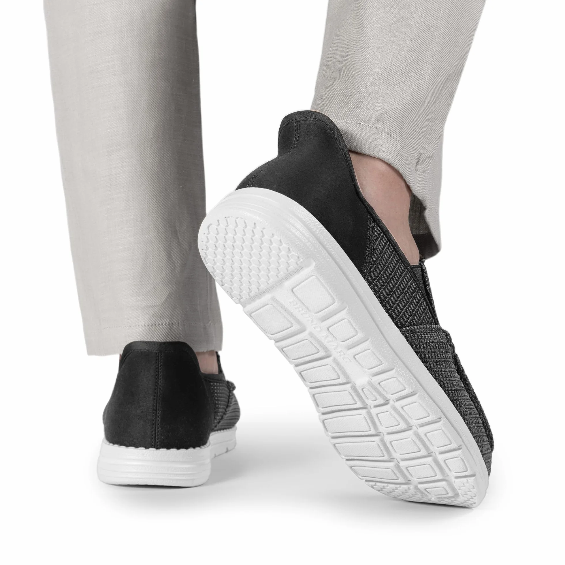 Bruno Marc Męskie wsuwane mokasyny Step in Casual Shoes dla mężczyzn bez użycia rąk