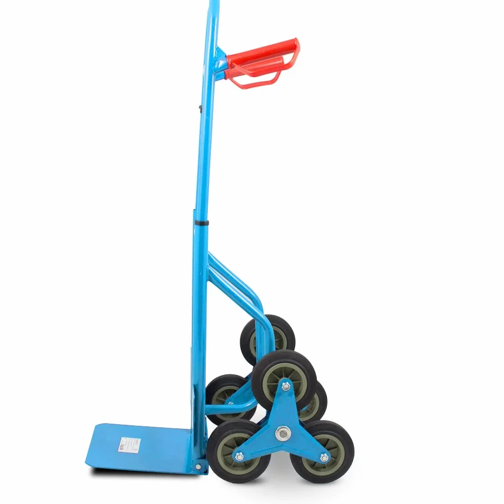 Bituxx Wózek transportowy na schody, wózek transportowy, 200 kg, składane opony twarde