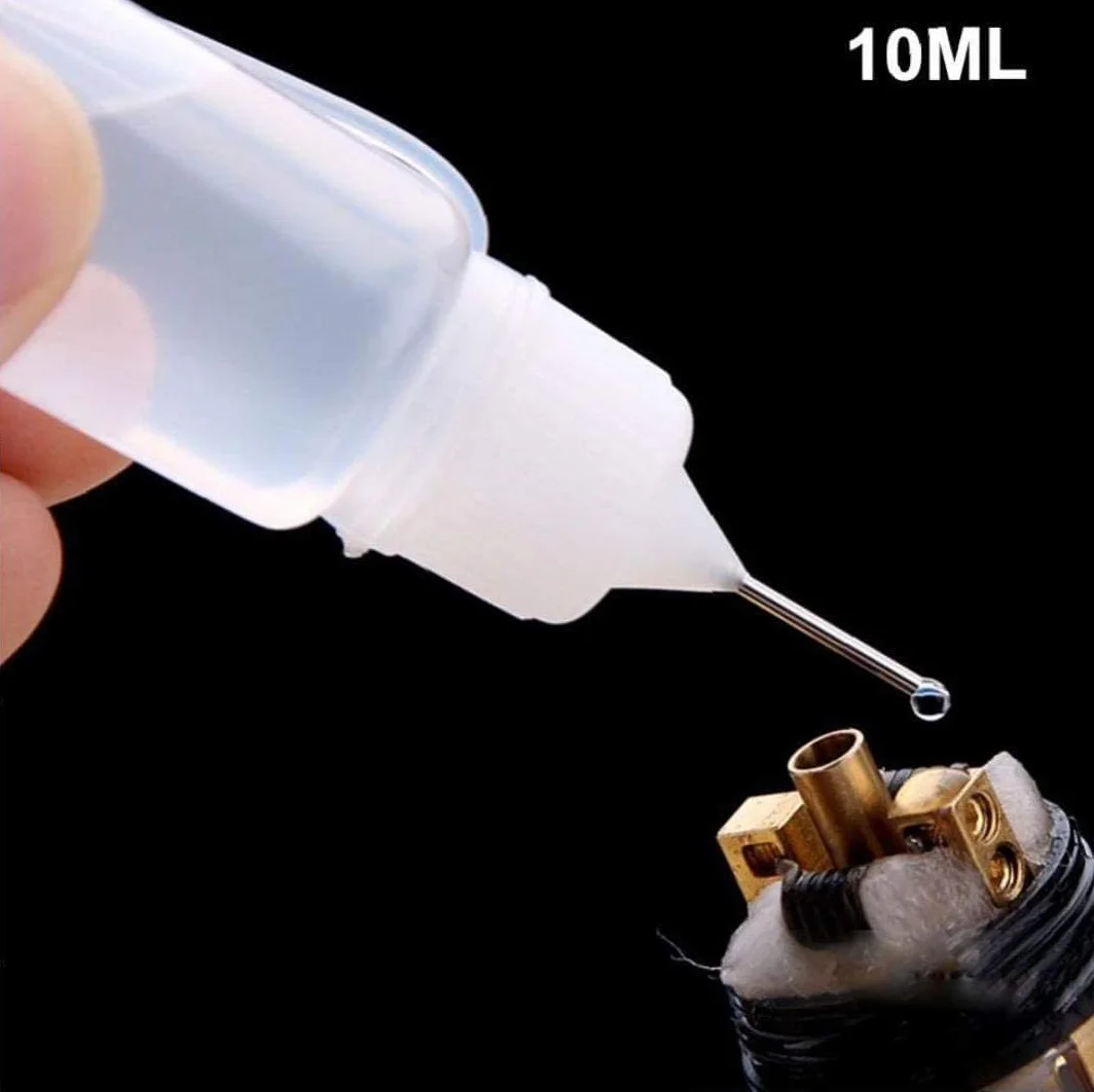 10 x 20 ml Plastikowa butelka na igły do quilling klej oleisty klej i tusz alkoholowy