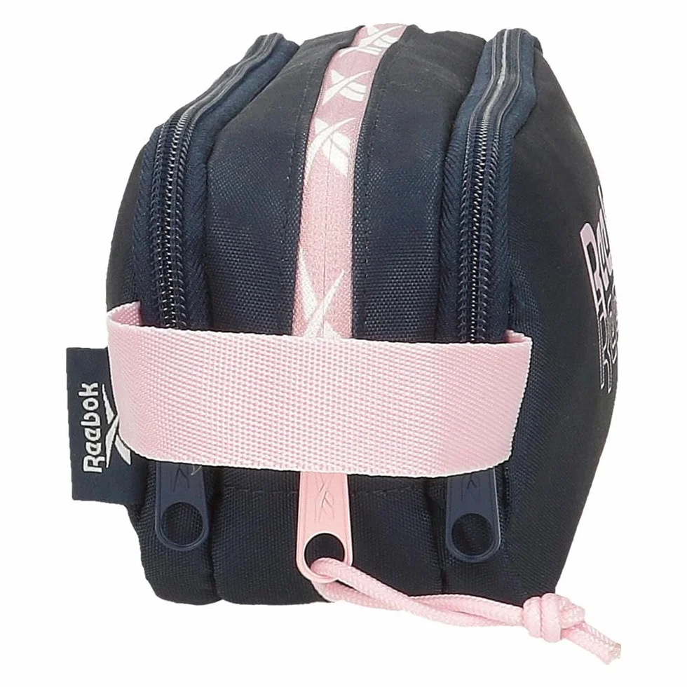 Reebok Binley potrójny niebieski piórnik 22 x 10 x 9 cm poliester by Joumma Bags, niebieski, 22x10x9 cms, potrójny piórnik, Niebieski, 22x10x9 cms, Zestaw potrójny