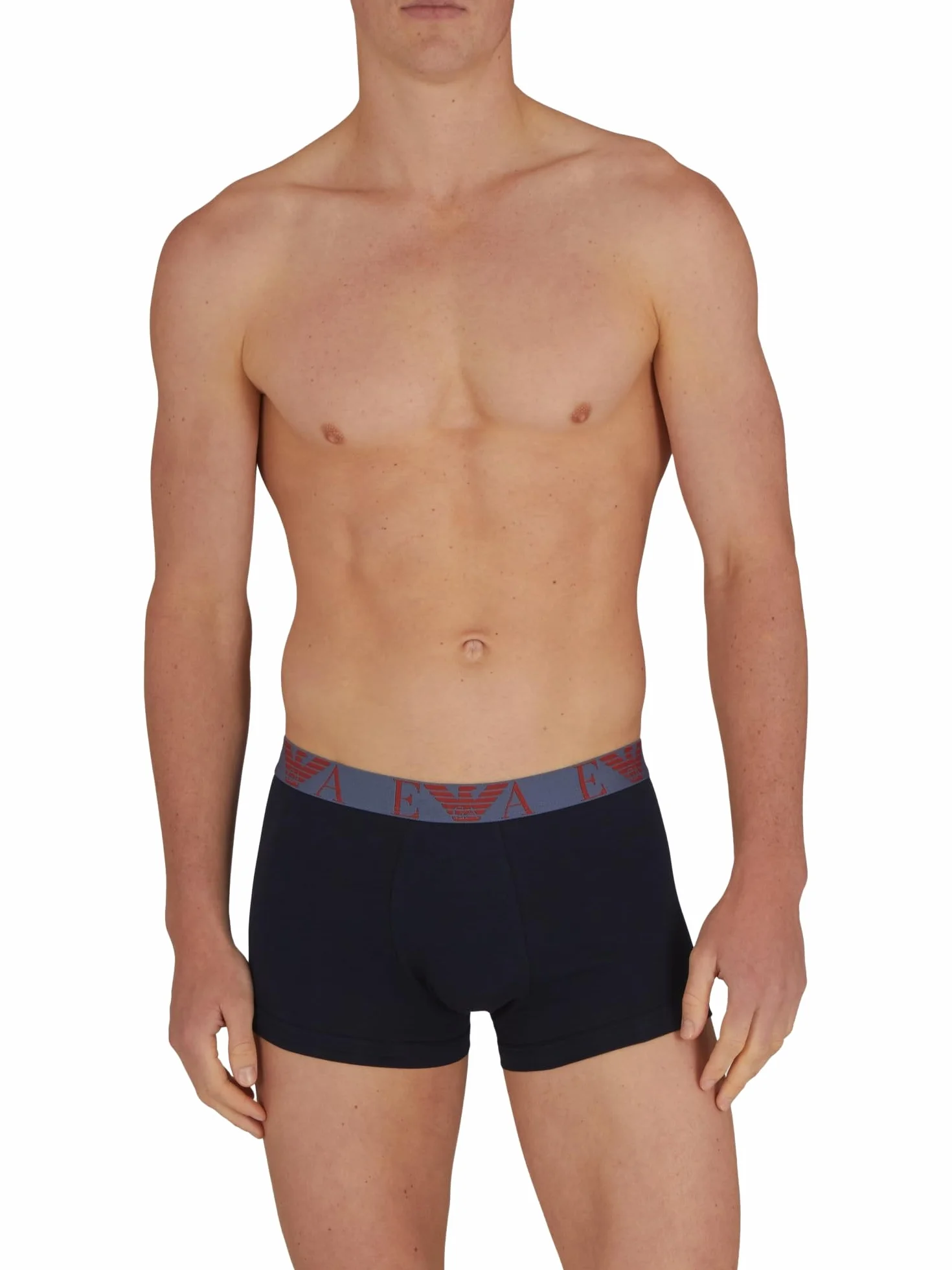 EMPORIO ARMANI Męskie kąpielówki, 3 sztuki, Armani Blu/Vin Indi, XXL, Armani Blu/Vin Indi/, XXL