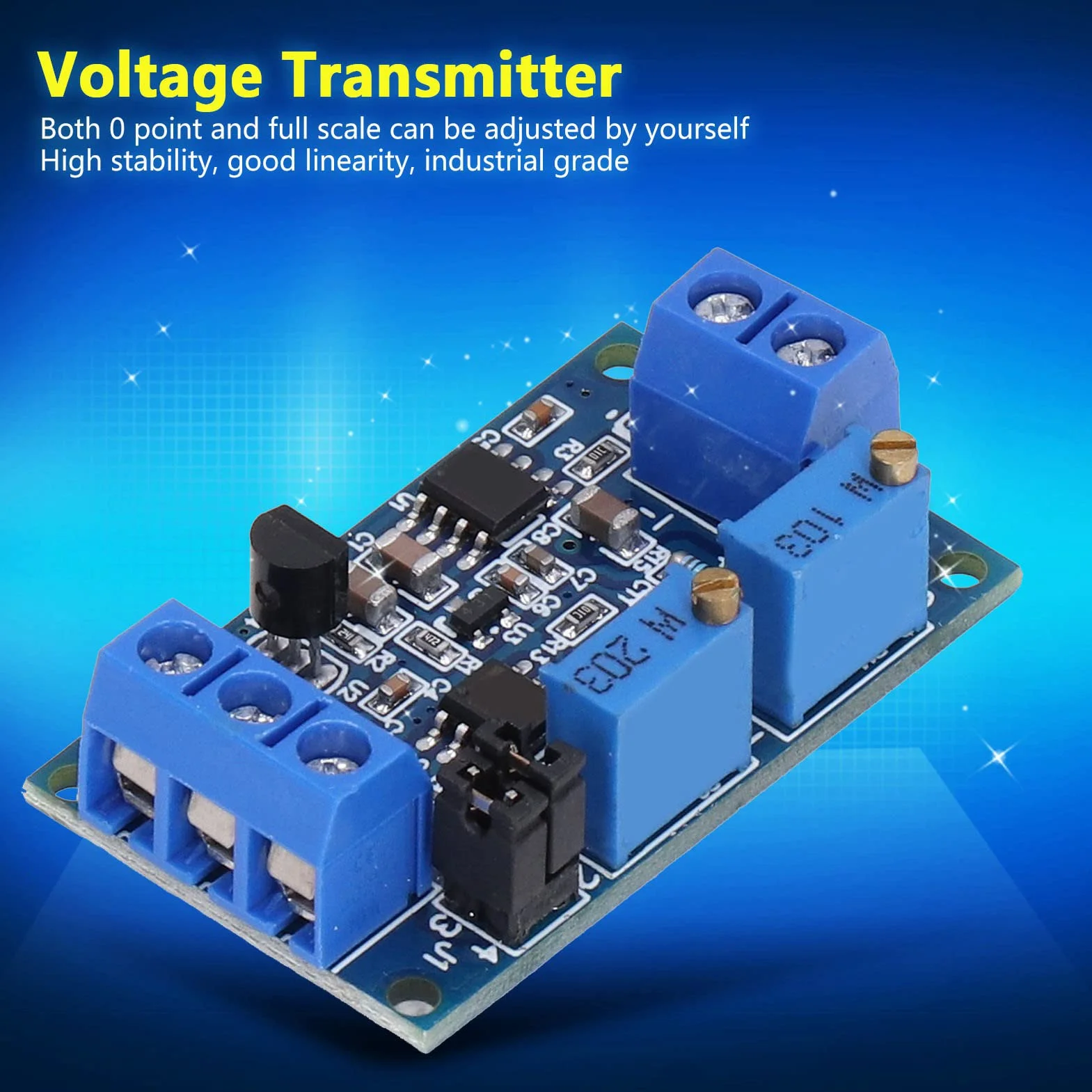 Moduł Konwertera Prądu na Napięcie, 0 do 3,3 V, 0 do 5 V, 0 do 10 V, 4 do 20 MA, 0 do 20 MA Przetwornik Napięcia Moduł Kondycjonowania Sygnału