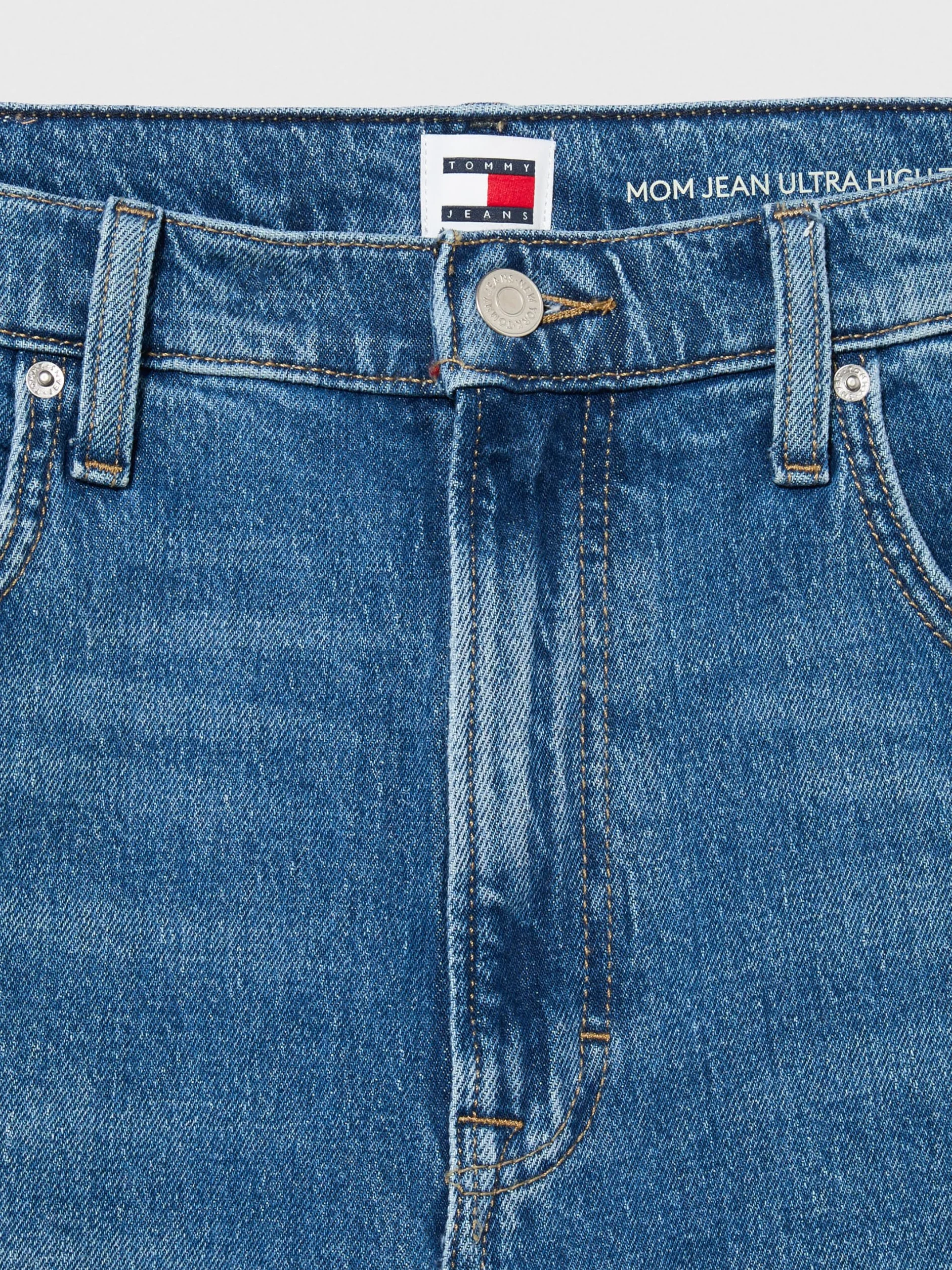 Tommy Jeans Mom Jean Uh Tpr Ch0130 Dw0dw19245 - Stożkowy Kobiety