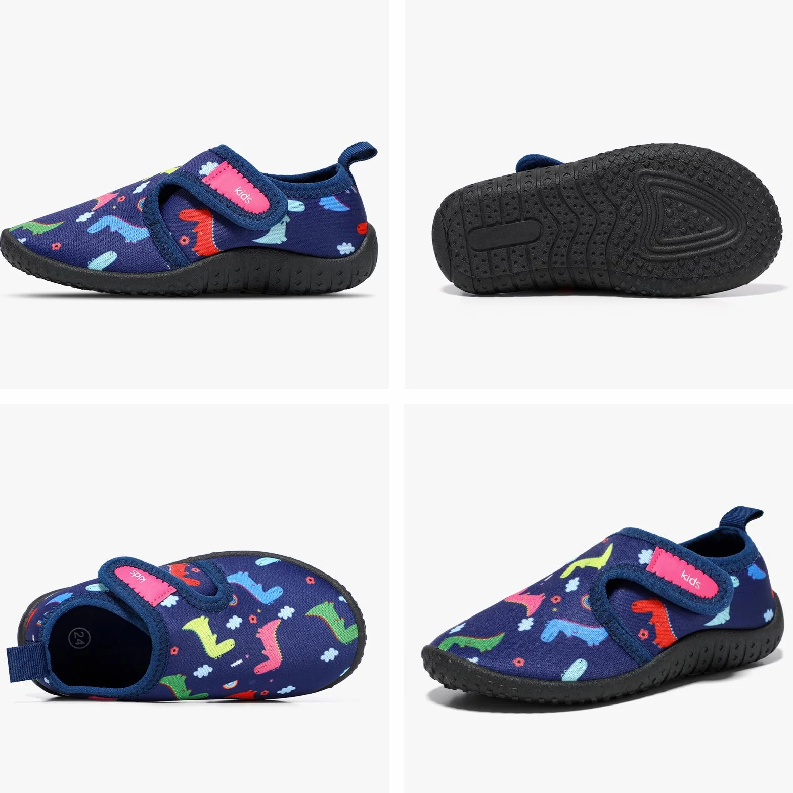 STQ KIDS Dziecięce buty do wody z zapięciem na rzepy, buty plażowe, dla chłopców i dziewczynek