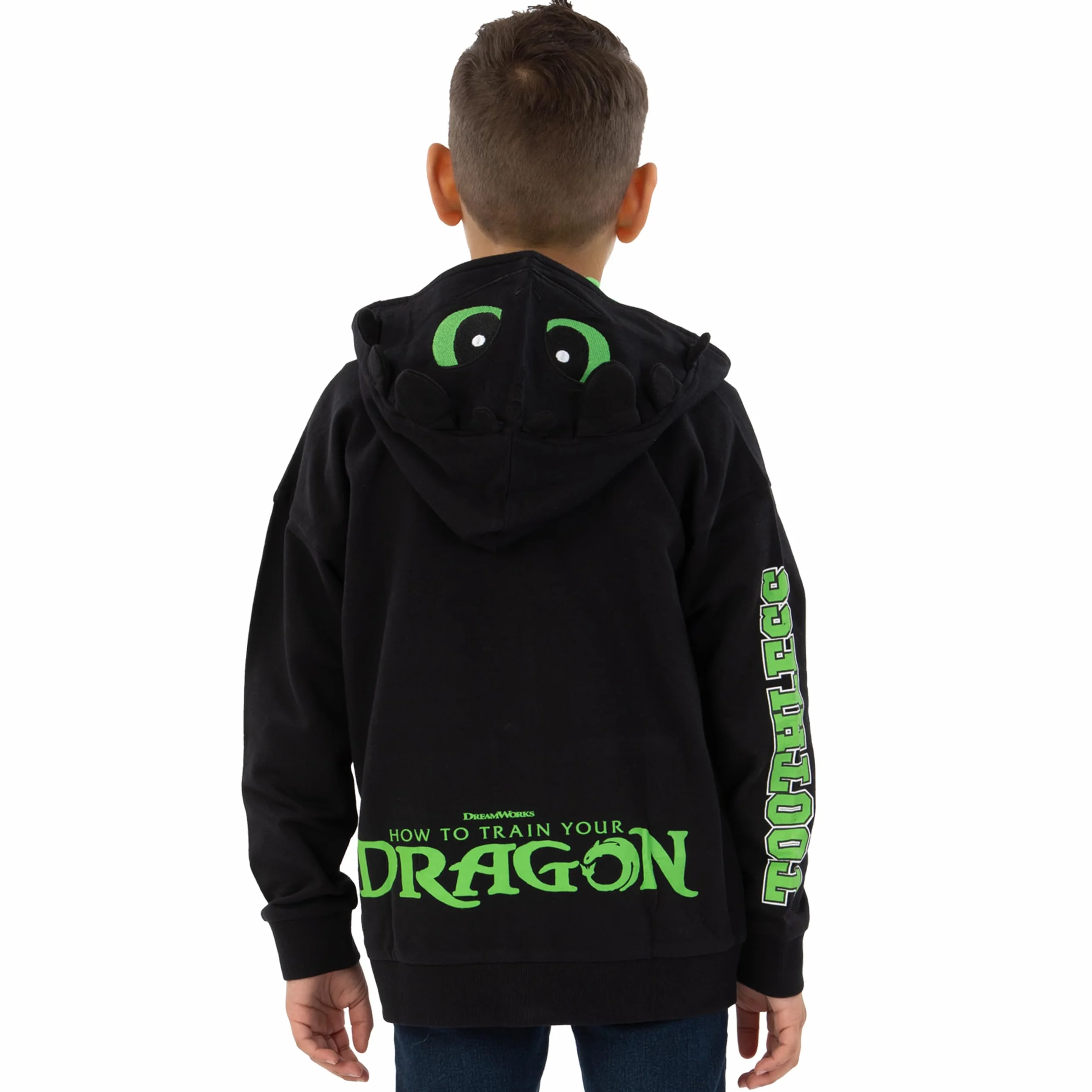 Bluza Chłopięca How To Train Your Dragon z Szczerbatkiem, Hoodie Dziecięca ze Smokiem