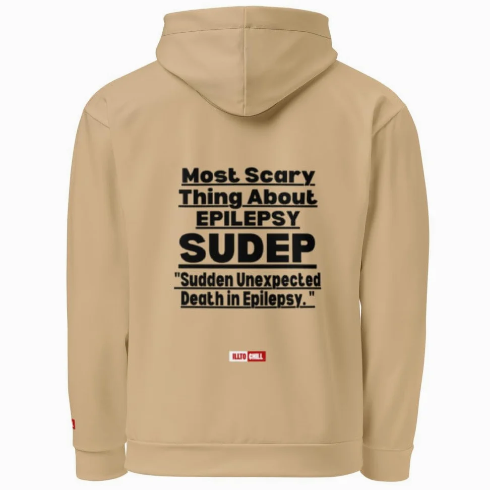 Padaczka bluza oversize z kapturem duma świadomość prezent dla dorosłych z padaczką