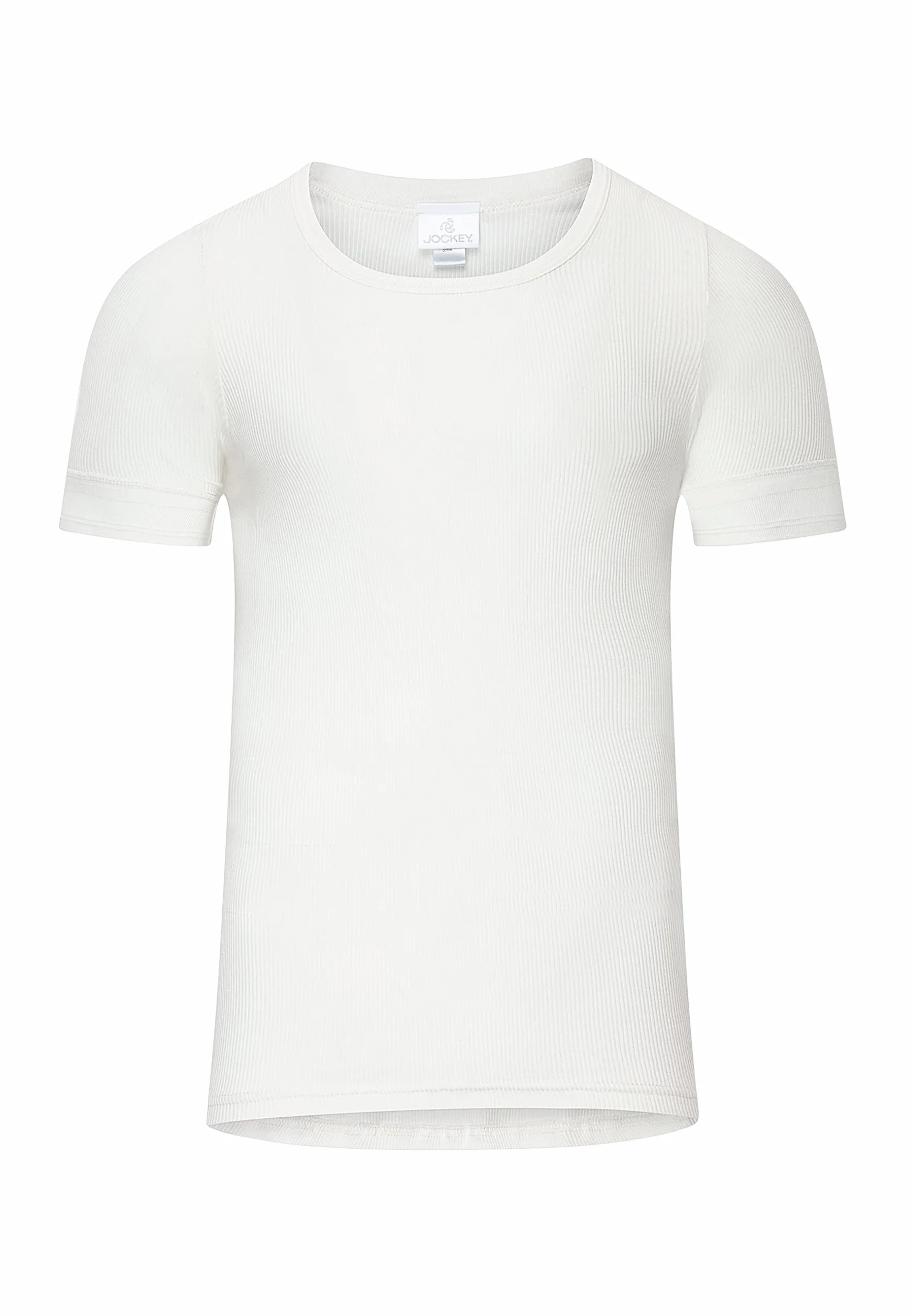 Jockey Klasyczna bawełniana koszulka z krótkim rękawem, off-white, XL