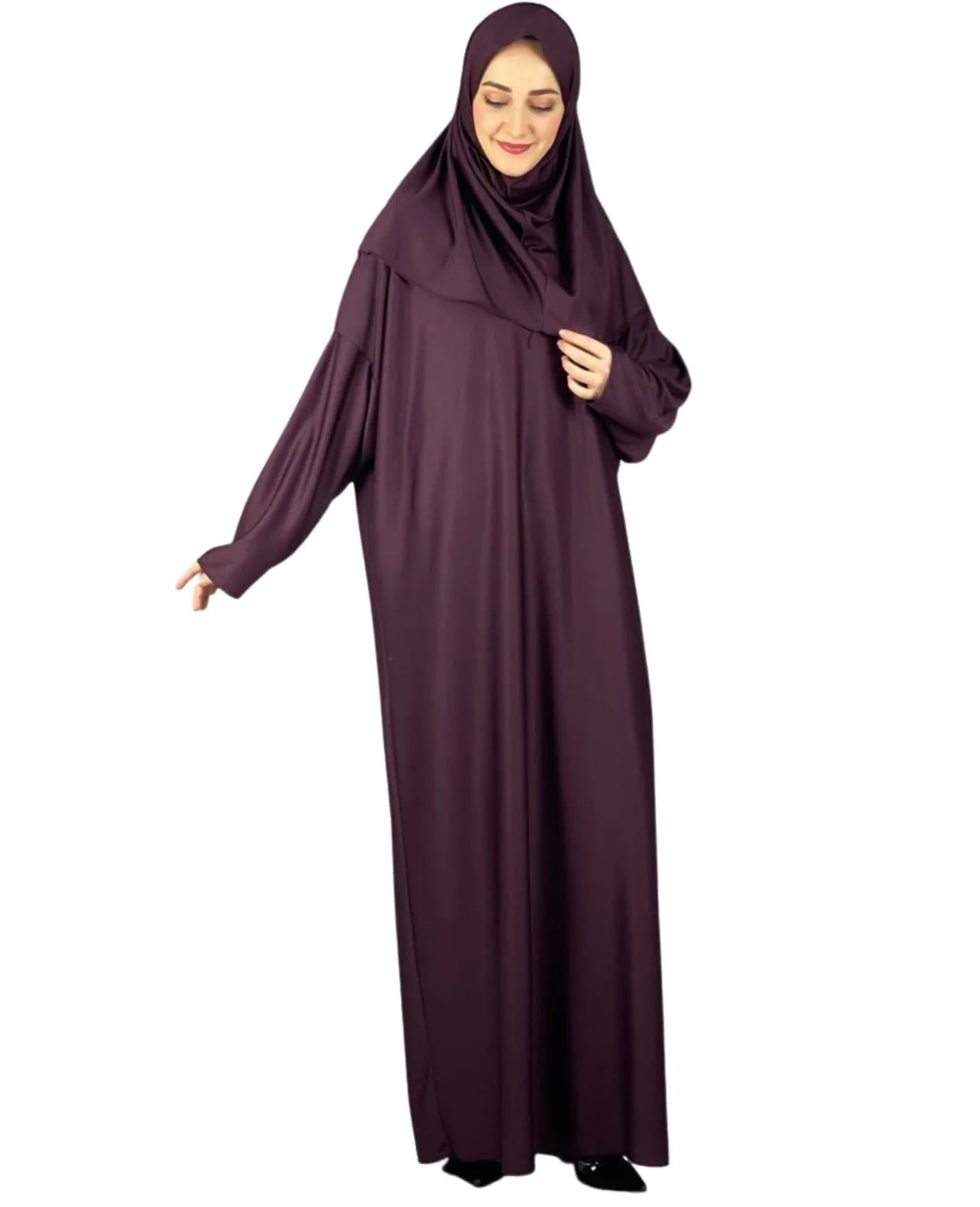 Prien Damska sukienka modlitewna z hidżabem dywan Tasbih muzułmański zestaw islamskie ubrania Abaya Jilbab Dubai Kaftan na Eid Ramadan