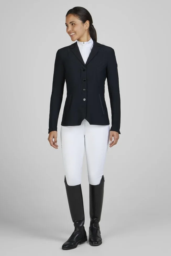 Pikeur Damska marynarka z siateczki Kjana Black Athleisure FS25