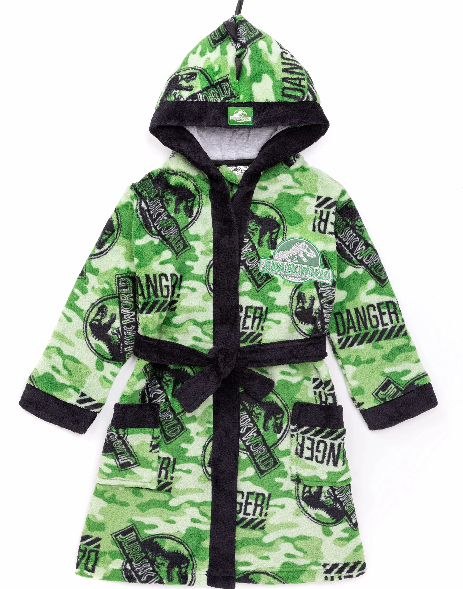 Jurassic World Szlafrok Chłopięcy Camo T Rex PJS