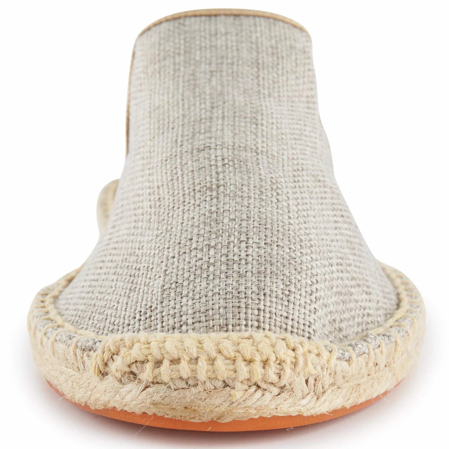 Alexis Leroy Jednolity kolor Slipper Espadryle Męski Flats Slip-On z płótna żaglowego Beżowy 45 EU