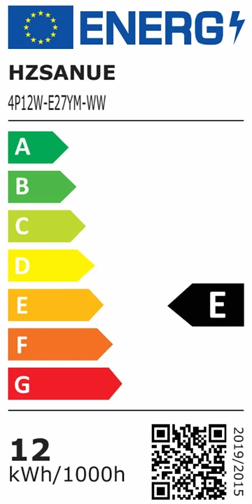 Żarówki LED E27 Kukurydziane 12W 3000K Ciepła Biel 1350 lm 4 szt