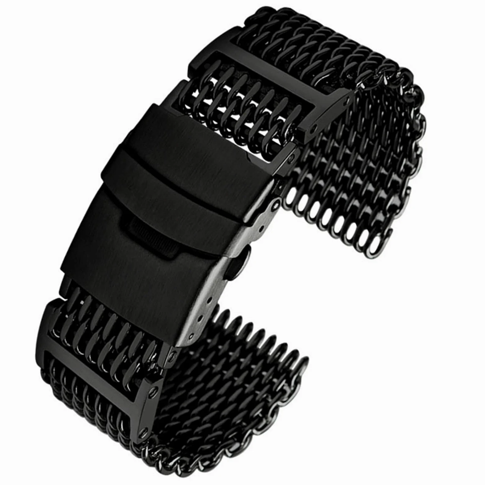 SCRUBY Do IWC Watchband Mesh ze stali nierdzewnej Opaska zegarkowa 20 mm 22 mm 316L Bransoletka ze stali nierdzewnej dla Omage Bandek Metal Milan Band
