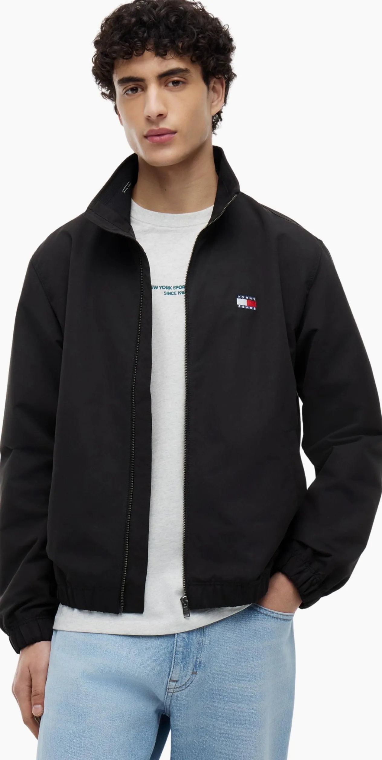 Tommy Jeans Kurtka męska TJM ESSENTIAL EXT DM0DM22720 Inne kurtki, CZARNA (Czarna), S, czarny (czarny), S