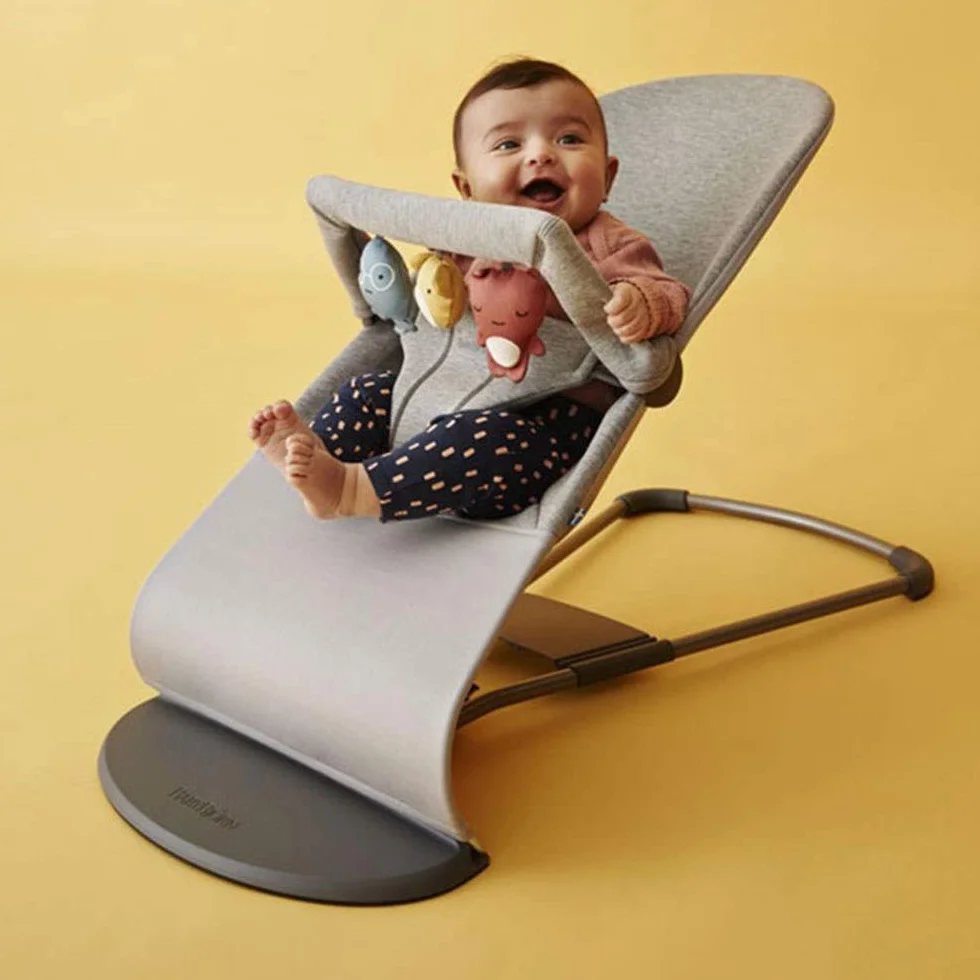 Babybjörn 606072 Leżaczek, Jasnoszary, Light Grey