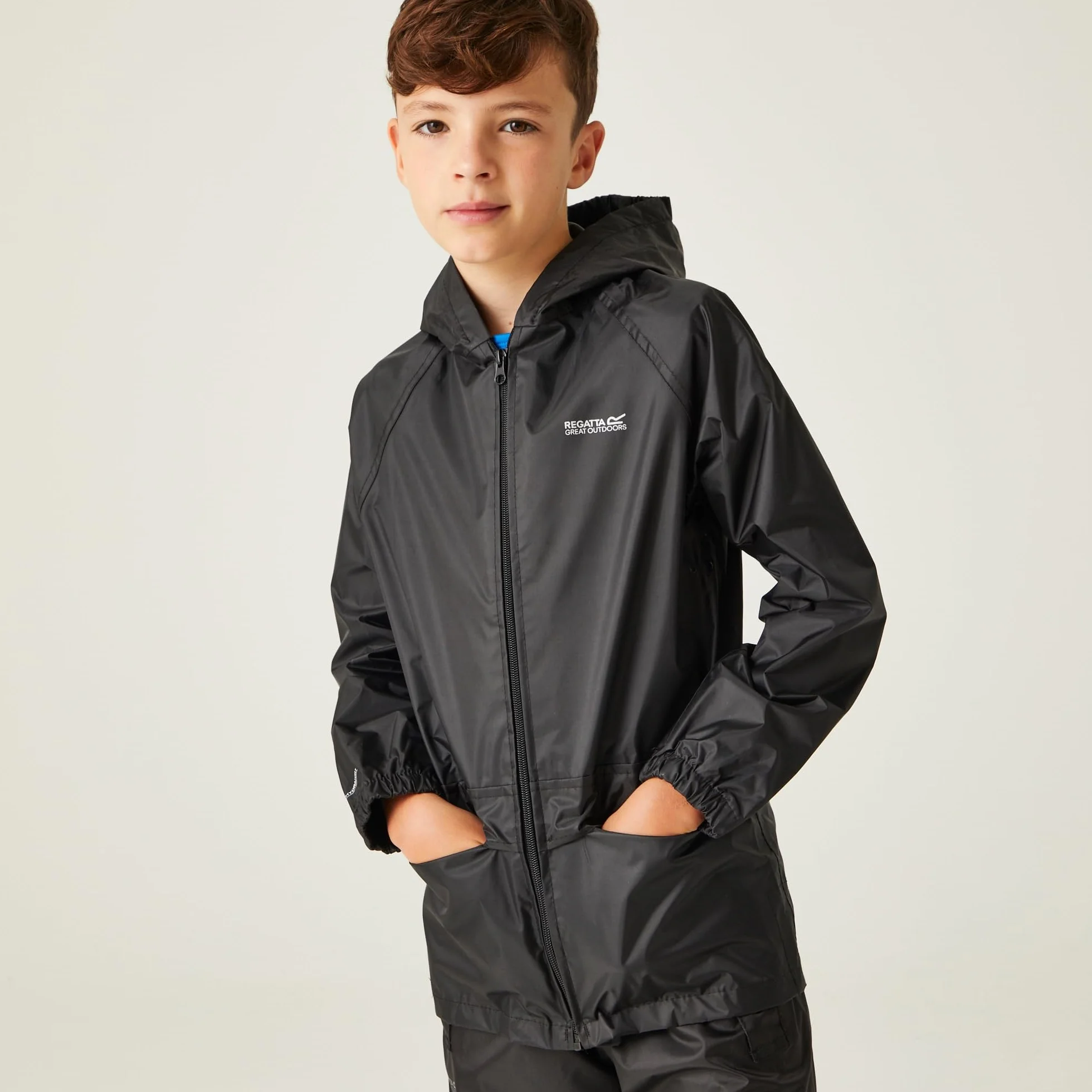 Regatta Unisex Kids Stormbreak Wodoodporna kurtka szkolna przeciwdeszczowa