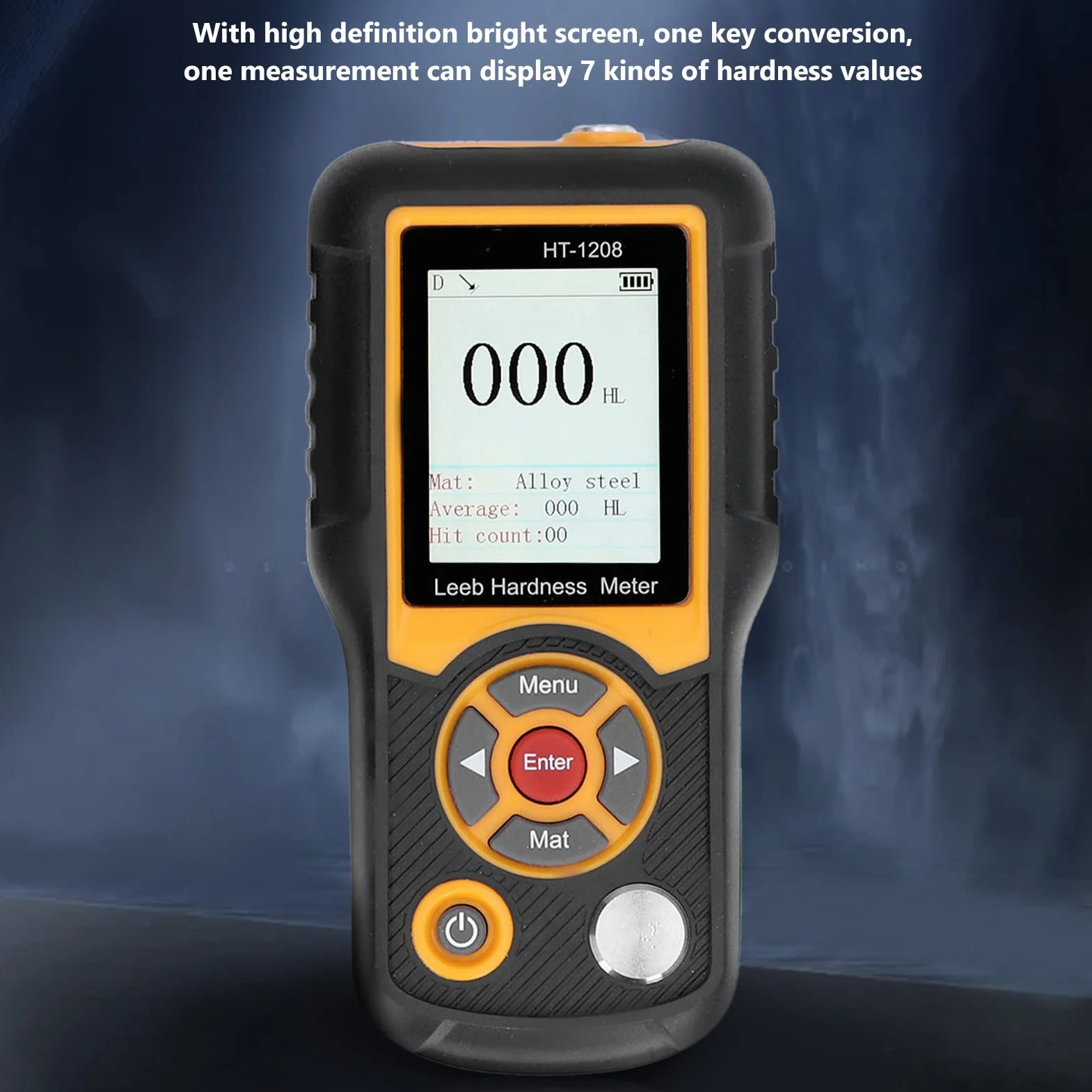 Twardościomierz, 170 do 960 HL Tester Twardości Metali HL HRA HRB HRC HB HV HSD, 40 Zestawów Danych, Profesjonalny Miernik Twardości do Produkcji Maszyn Petrochemicznych