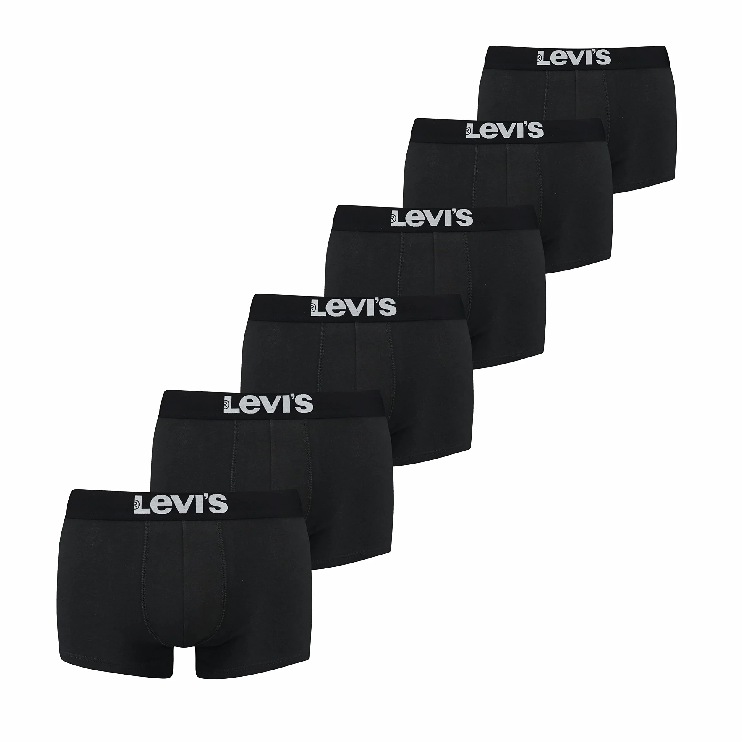 Levi's Męskie bokserki Basic Trunk Czarny L