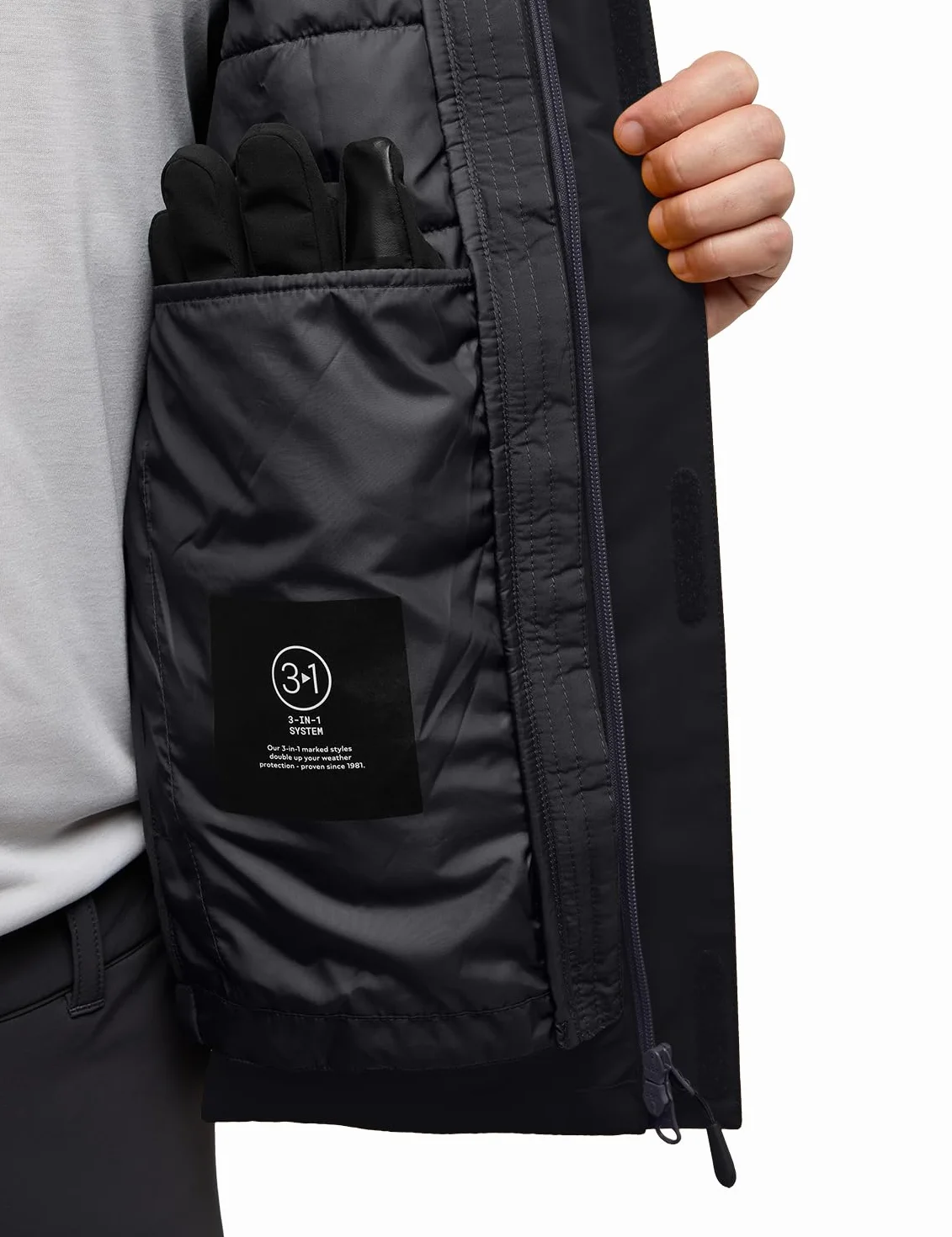 Jack Wolfskin Męska kurtka Jasper 3 w 1 Jkt M