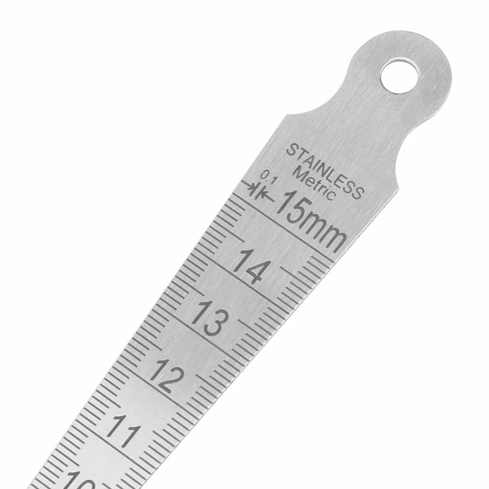 Narzędzie pomiarowe, 1 sztuka stal nierdzewna, spawanie klinowe, stożek, szczelinomierz, linijka, narzędzie do kontroli otworów, 0-15 mm, narzędzie do pomiaru rozmiaru otworu