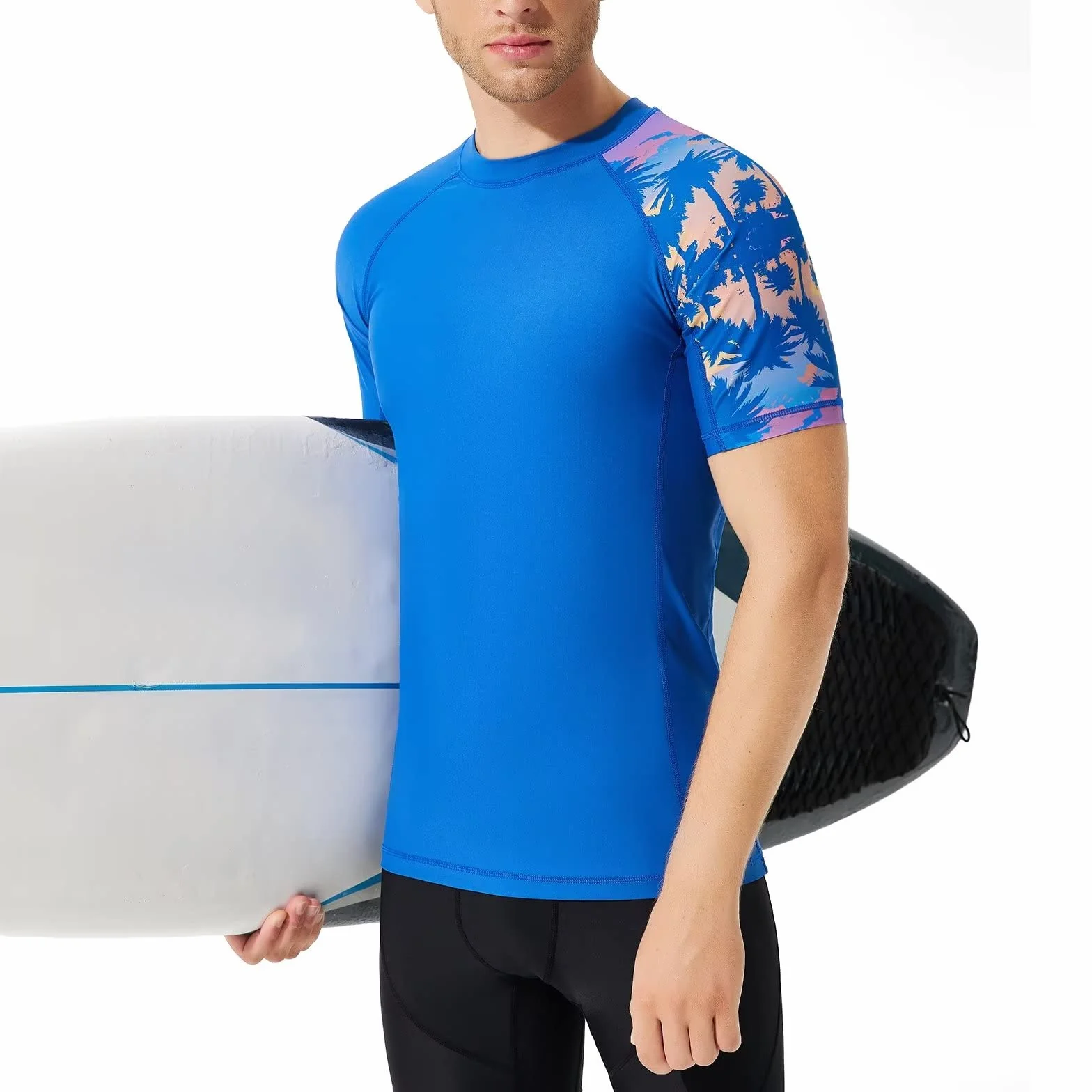 Rash Guard koszulka z krótkim rękawem, do pływania, surfowania, do pływania