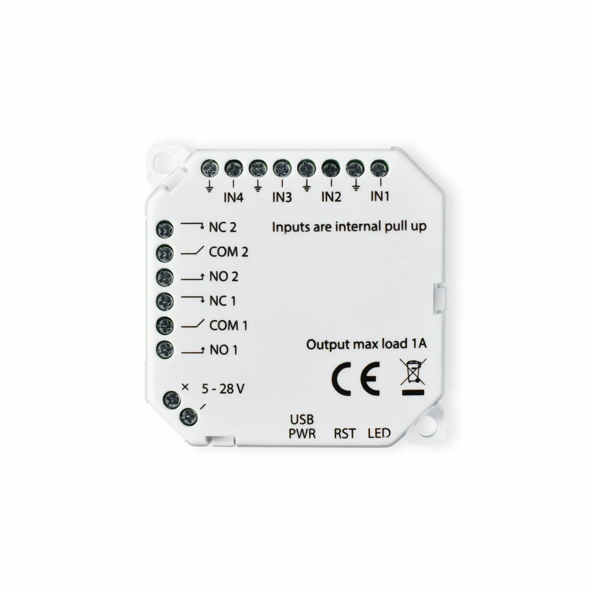 frient IO Module | Moduł wejścia/wyjścia | Moduł łączności inteligentnego domu | Interfejs dla urządzeń przewodowych | Zigbee | Współpracuje z Homey, Home Assistant i SmartThings