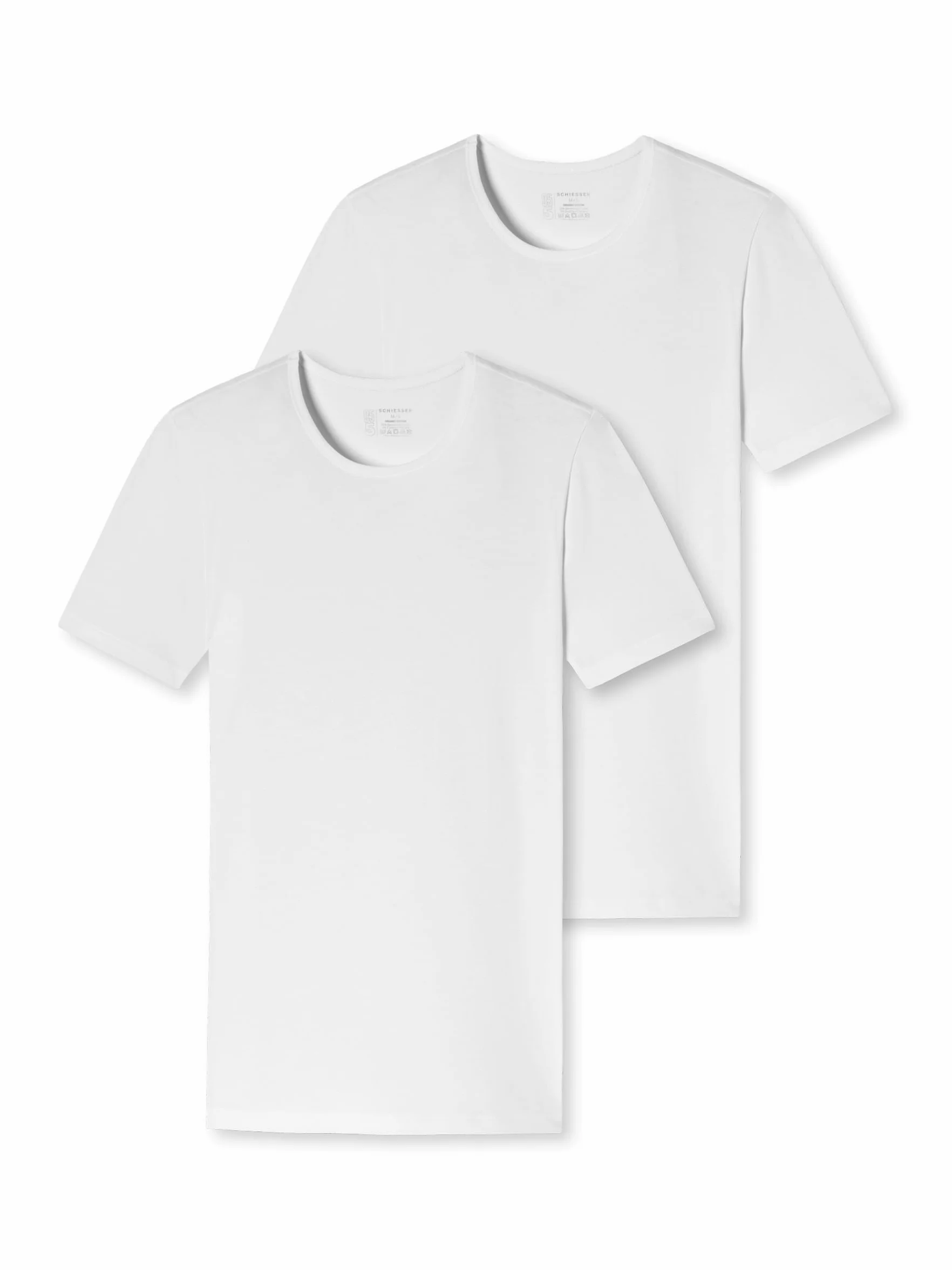 Schiesser Bielizna Mężczyźni 95/5 Organic Cotton Unterhemd Rundhals